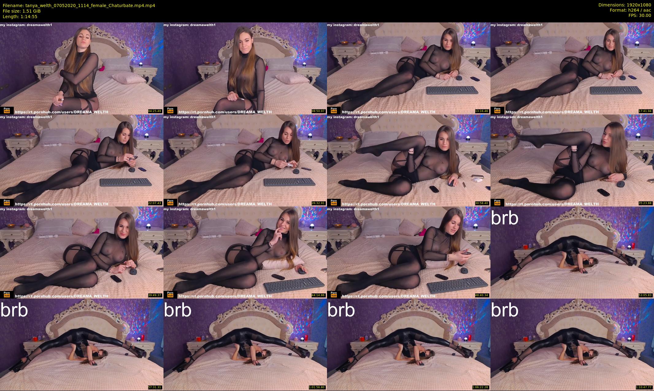 tanya_welth — 75 minute Chaturbate female cam show recording, 1080p, May 7, 2020