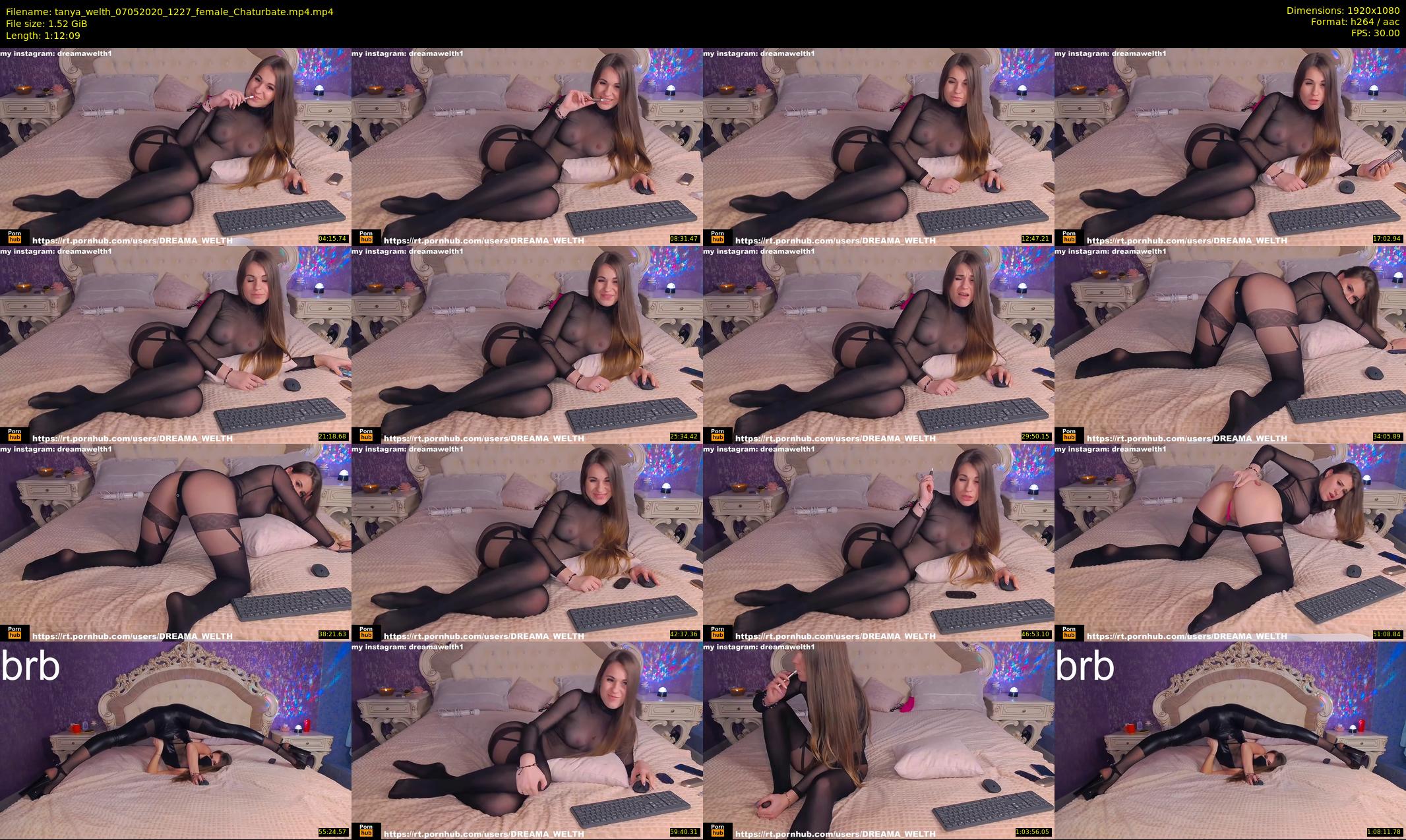 tanya_welth — 73 minute Chaturbate female cam show recording, 1080p, May 7, 2020