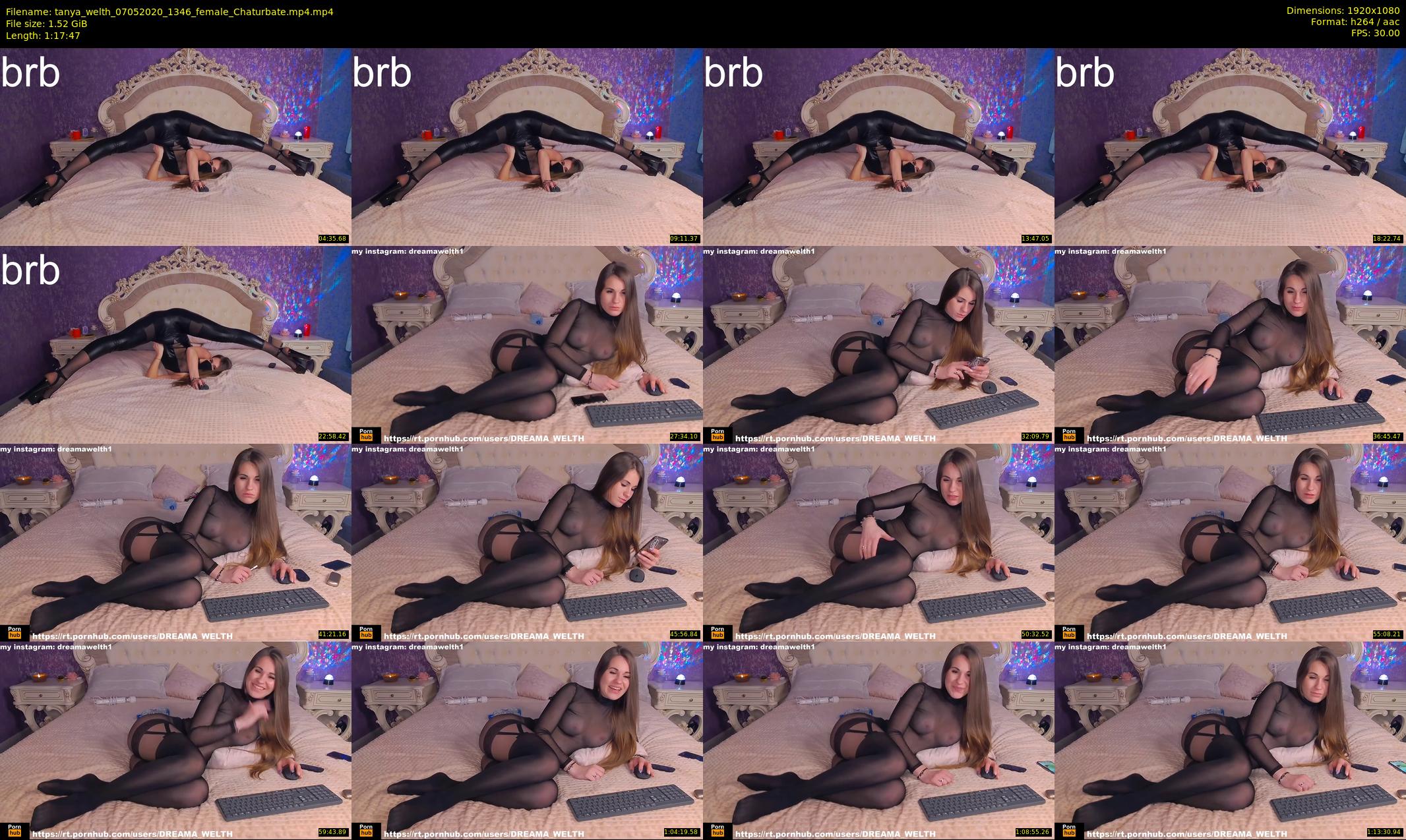 tanya_welth — 78 minute Chaturbate female cam show recording, 1080p, May 7, 2020