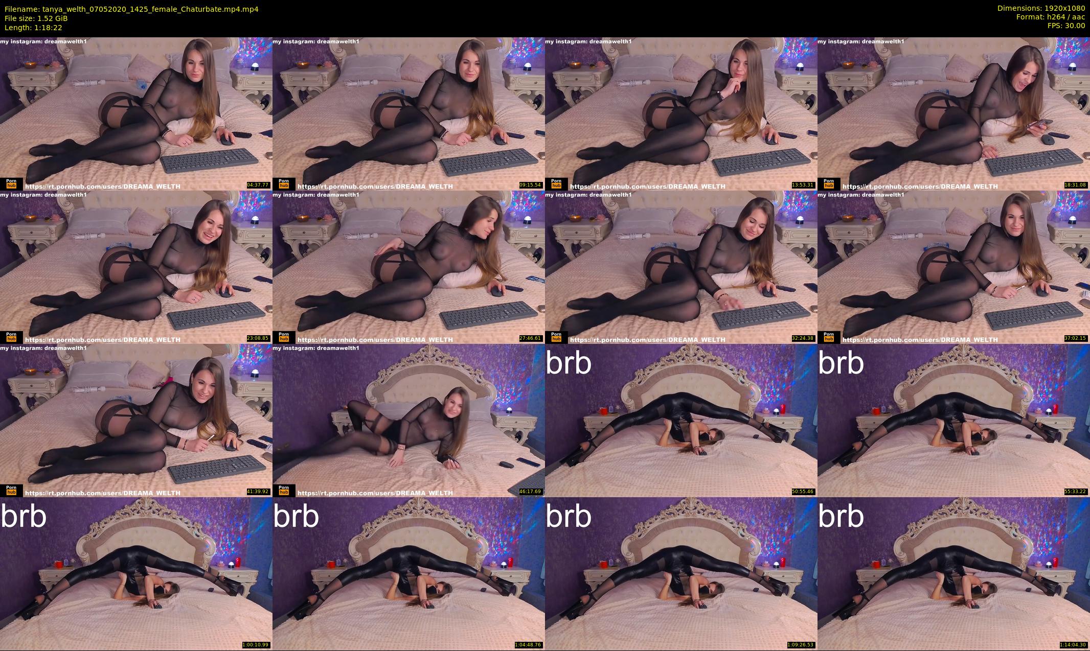 tanya_welth — 79 minute Chaturbate female cam show recording, 1080p, May 7, 2020