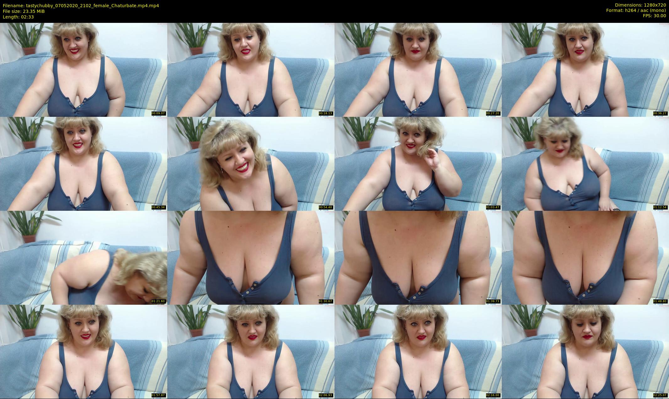 tastychubby — 3 minute Chaturbate female cam show recording, 720p, May 7, 2020