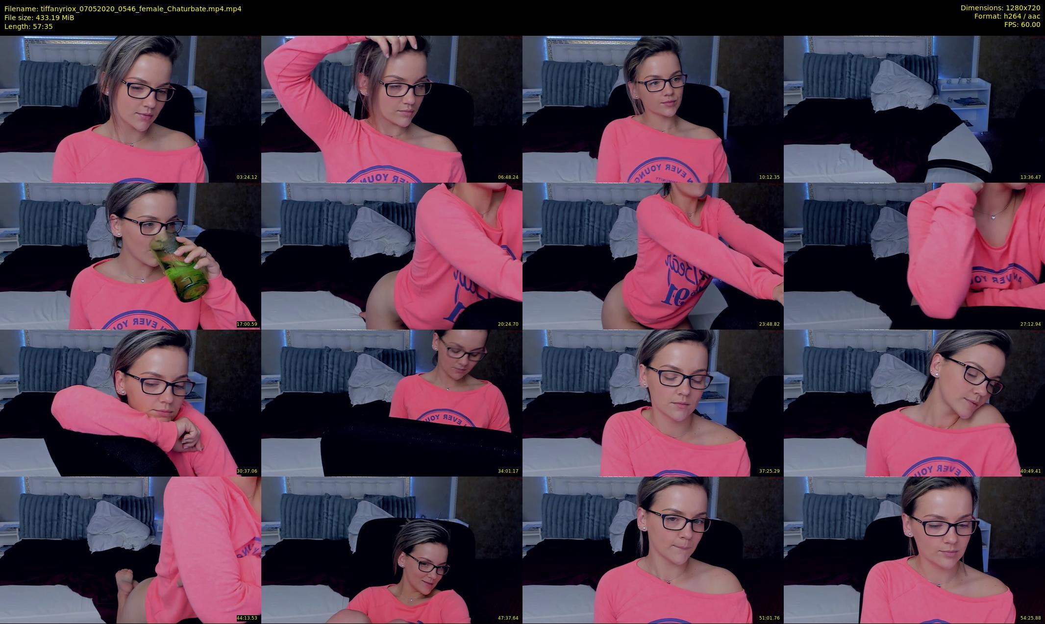 tiffanyriox — 58 minute Chaturbate female cam show recording, 720p, May 7, 2020