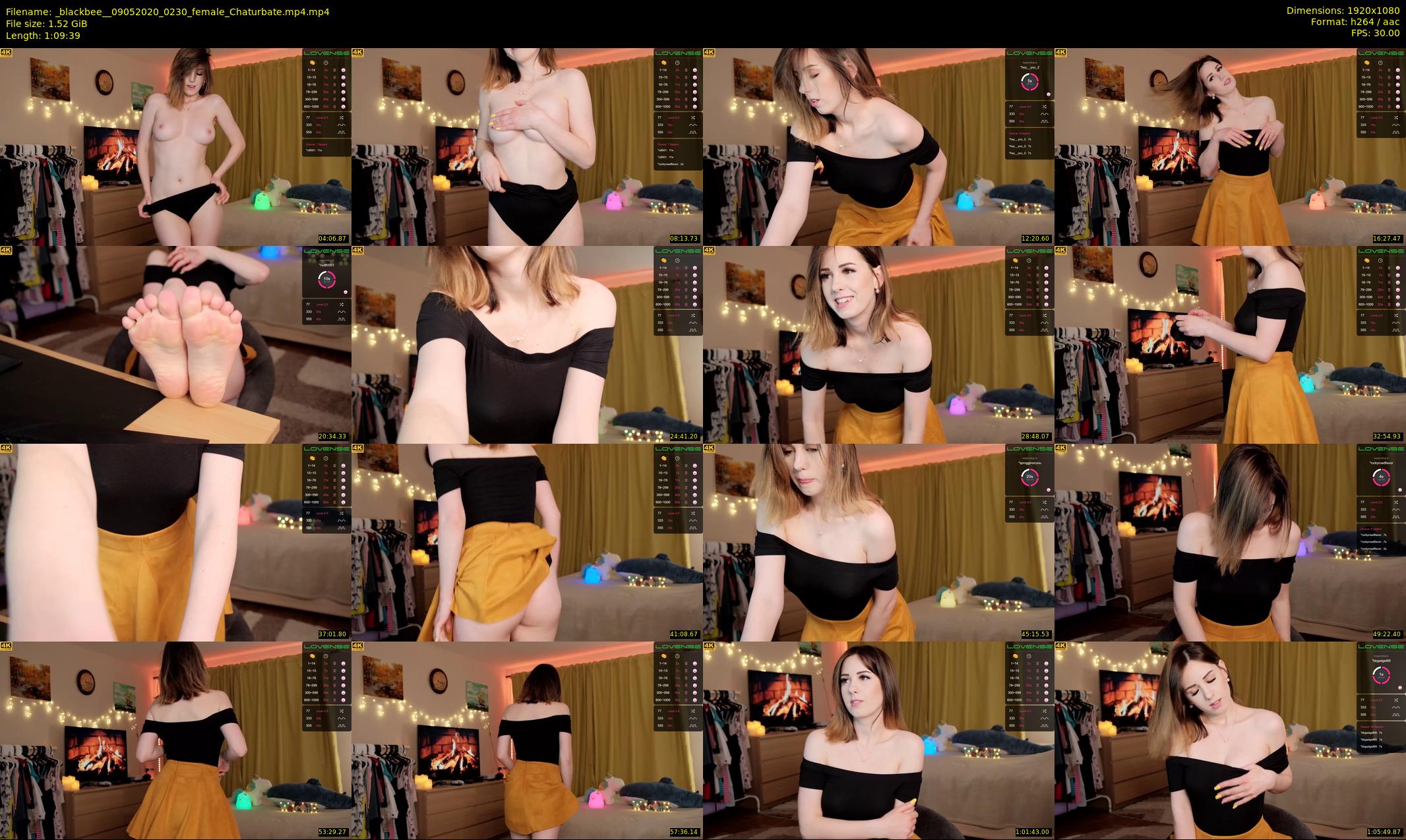 _blackbee_ — 70 minute Chaturbate female cam show recording, 1080p, May 9, 2020