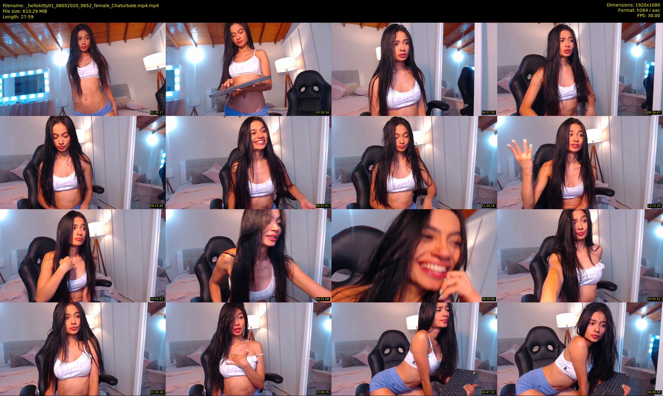 _hellokitty01 — 28 minute Chaturbate female cam show recording, 1080p, May 8, 2020