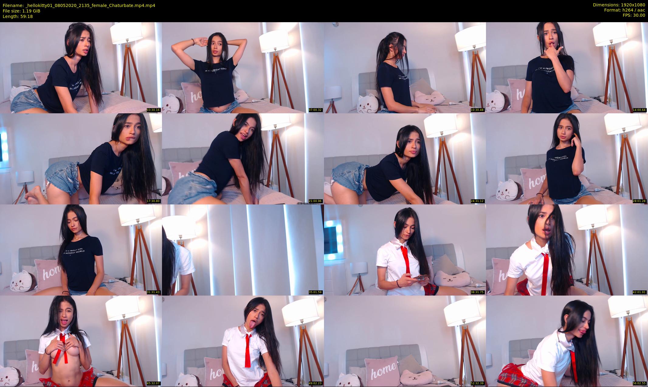 _hellokitty01 — 60 minute Chaturbate female cam show recording, 1080p, May 8, 2020