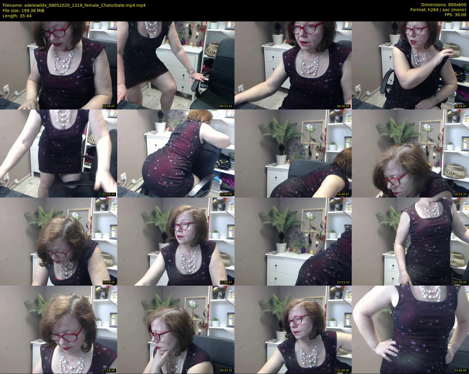 adelewildx — 36 minute Chaturbate female cam show recording, 480p, May 8, 2020