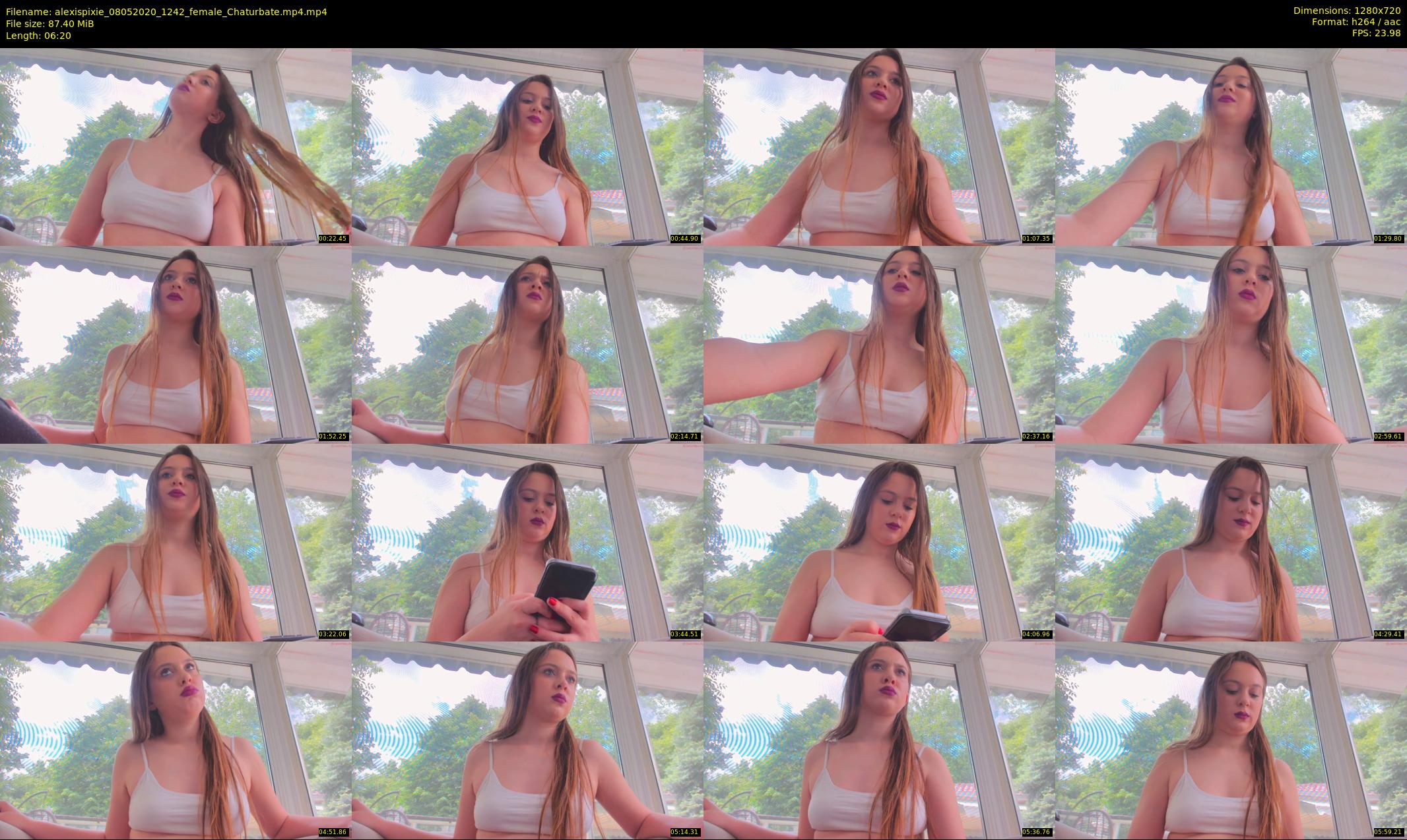 alexispixie — 7 minute Chaturbate female cam show recording, 720p, May 8, 2020