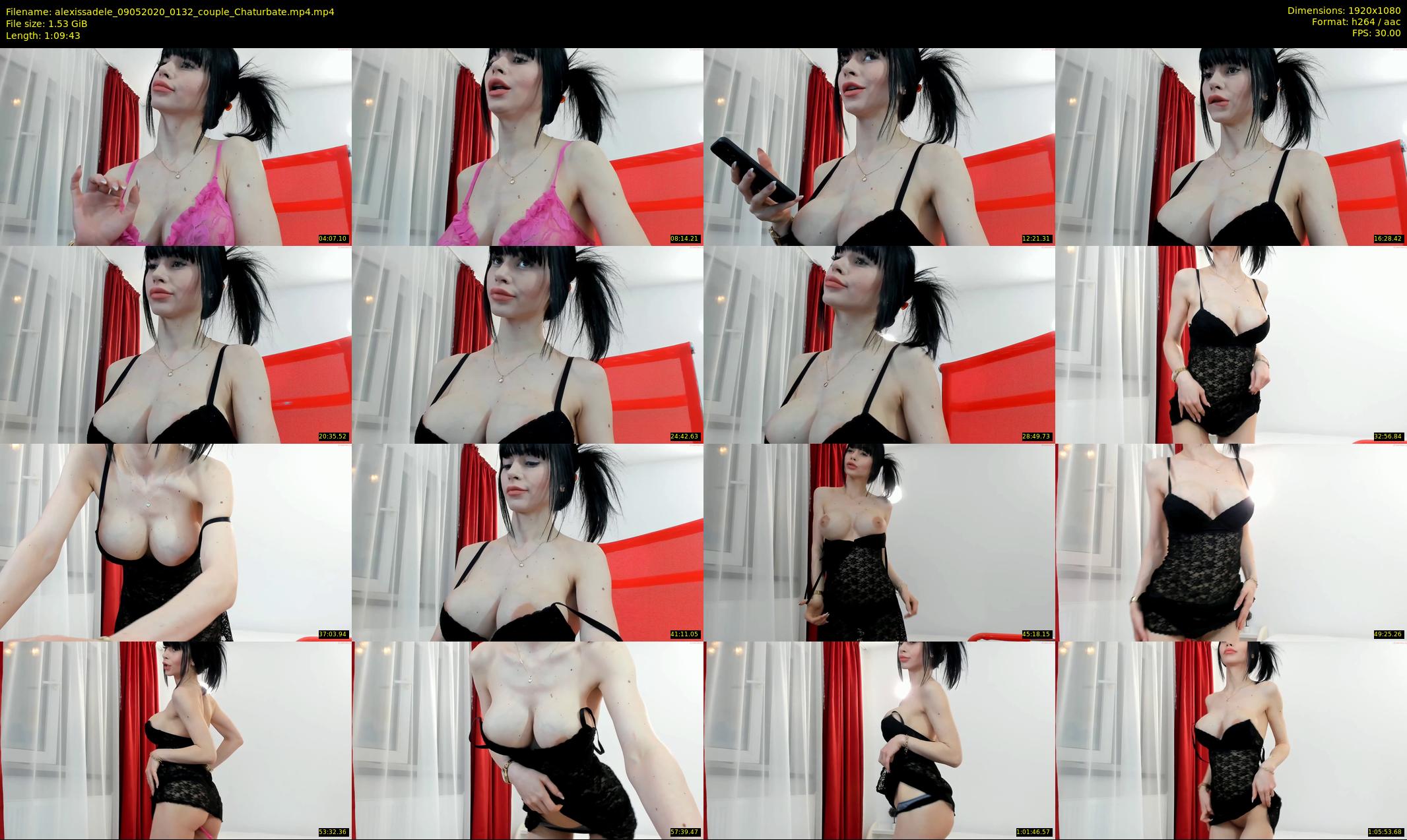 alexissadele — 70 minute Chaturbate female cam show recording, 1080p, May 9, 2020
