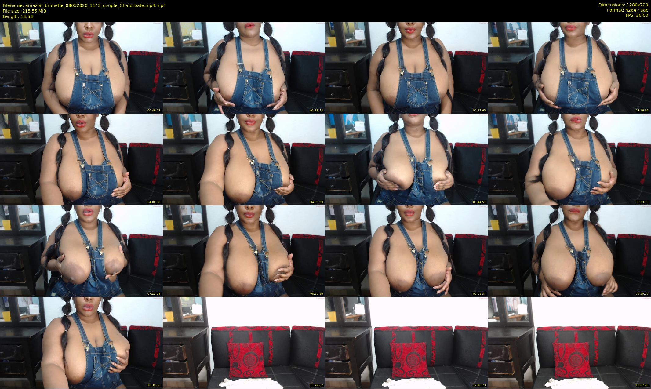 amazon_brunette — 14 minute Chaturbate female cam show recording, 720p, May 8, 2020