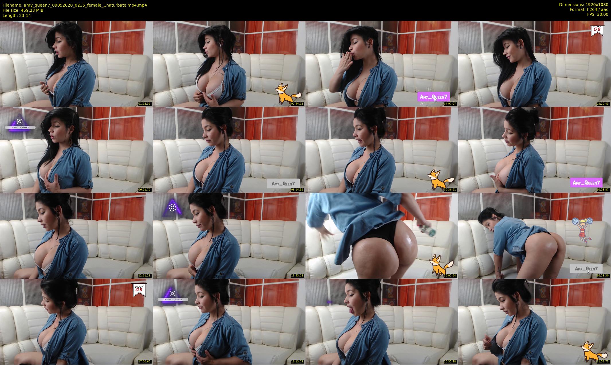 amy_queen7 — 24 minute Chaturbate female cam show recording, 1080p, May 9, 2020