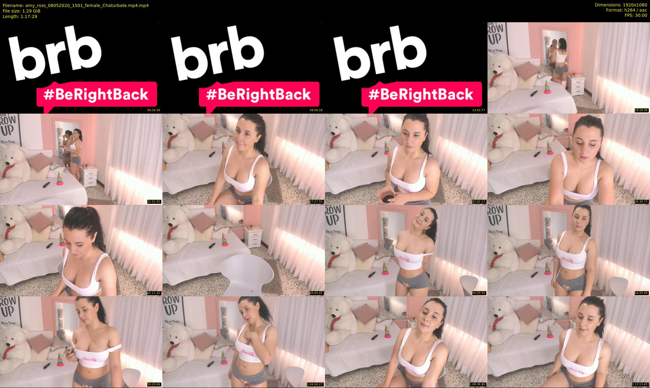 amy_ross — 78 minute Chaturbate female cam show recording, 1080p, May 8, 2020