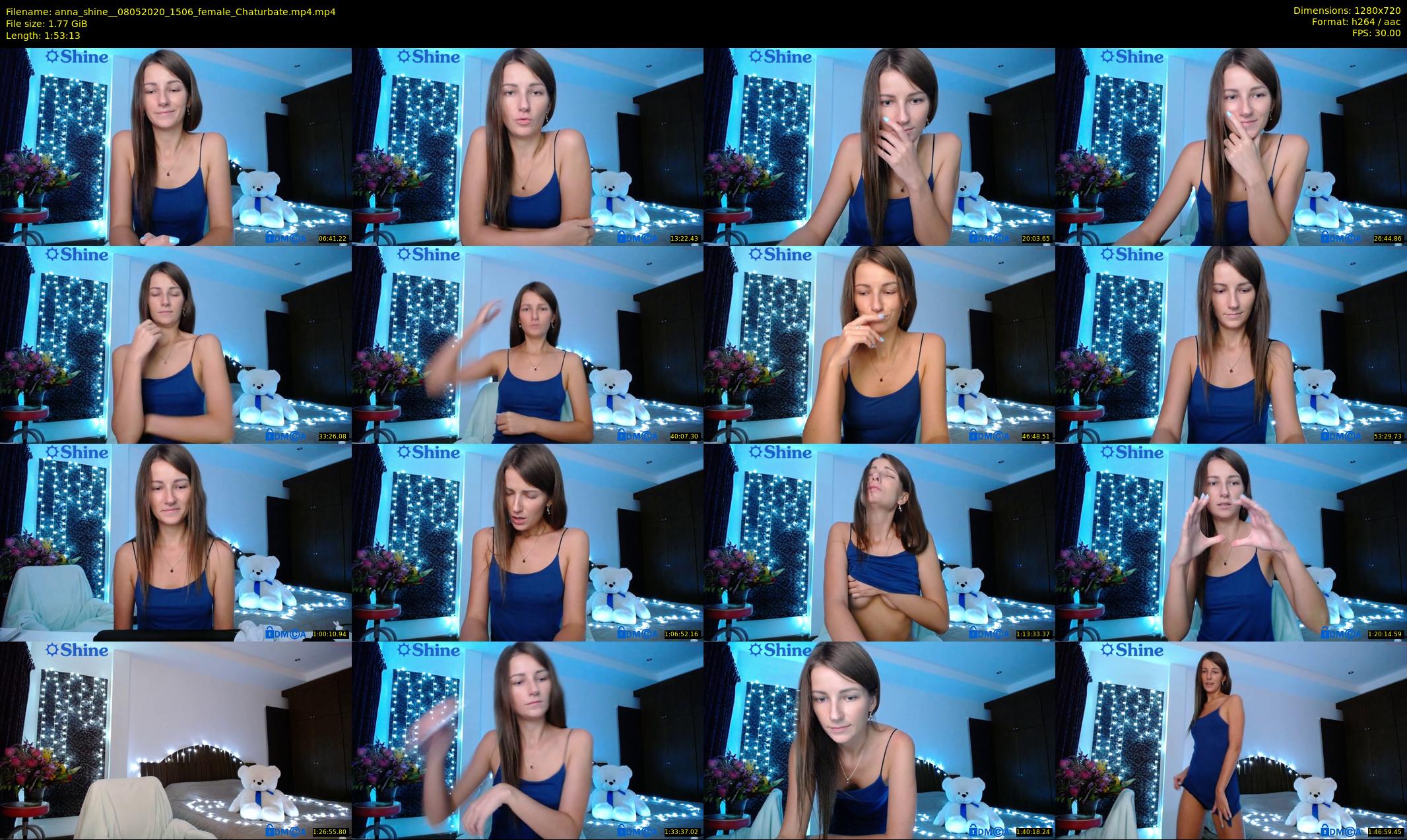 anna_shine_ — 114 minute Chaturbate female cam show recording, 720p, May 8, 2020