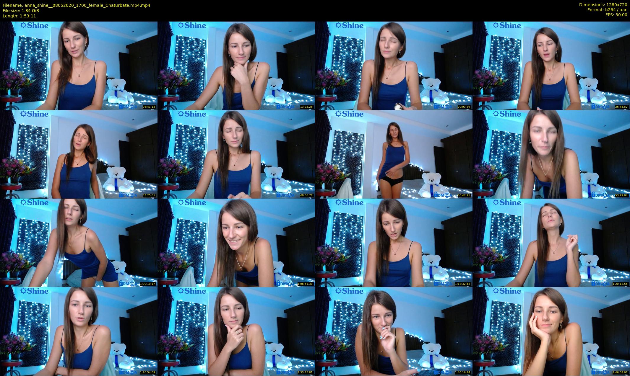 anna_shine_ — 114 minute Chaturbate female cam show recording, 720p, May 8, 2020