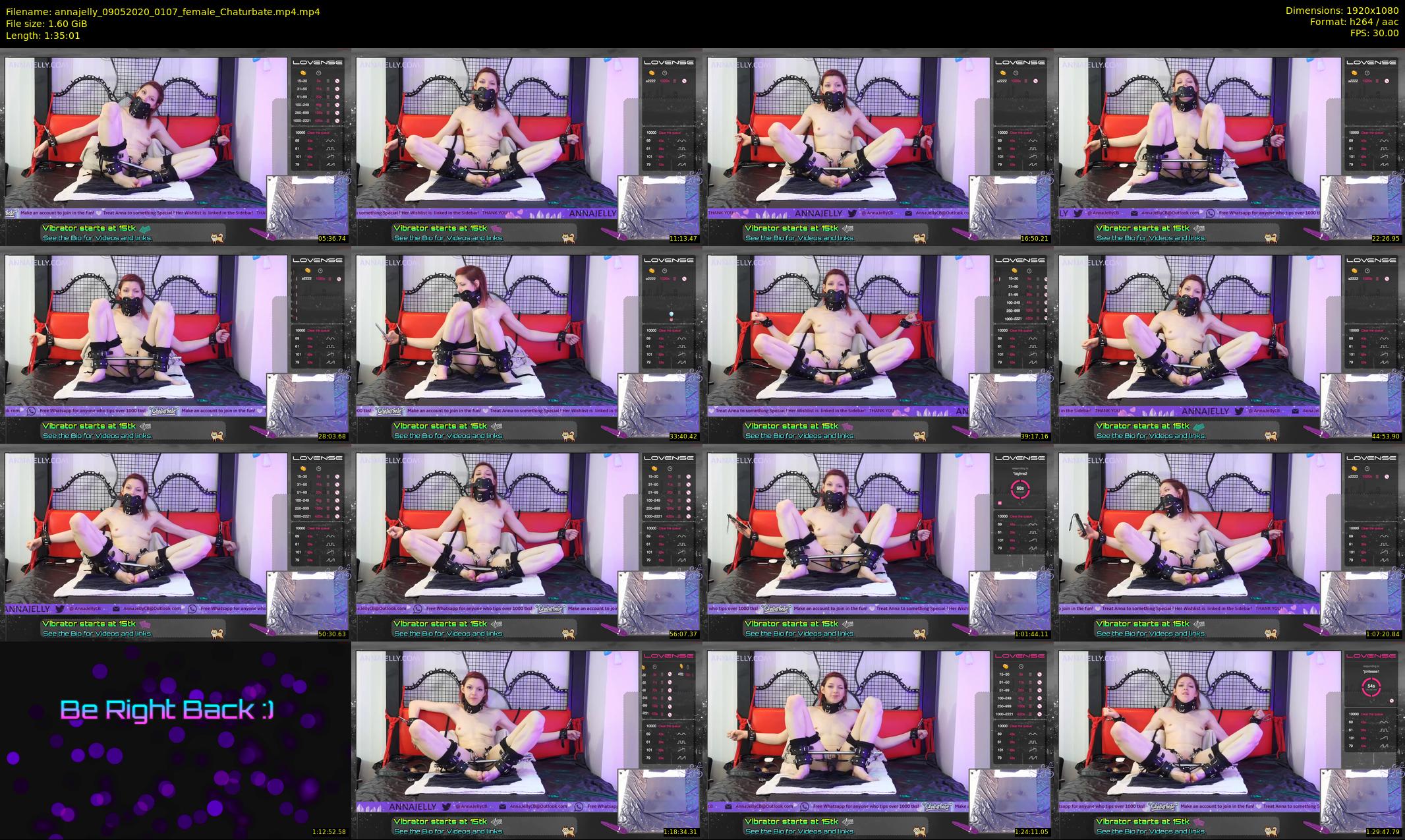 annajelly — 96 minute Chaturbate couple cam show recording, 1080p, May 9, 2020