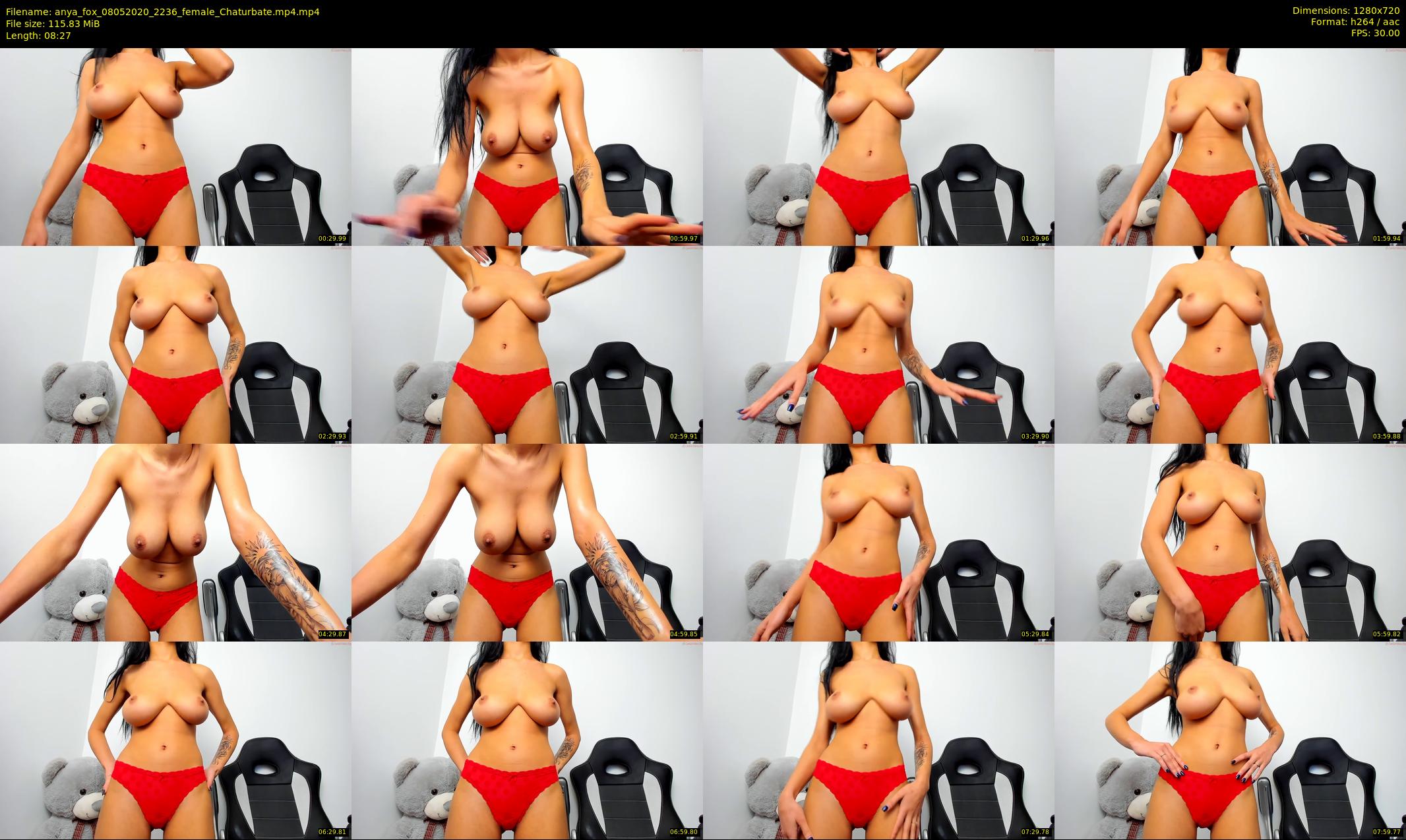 anya_fox — 9 minute Chaturbate female cam show recording, 720p, May 8, 2020