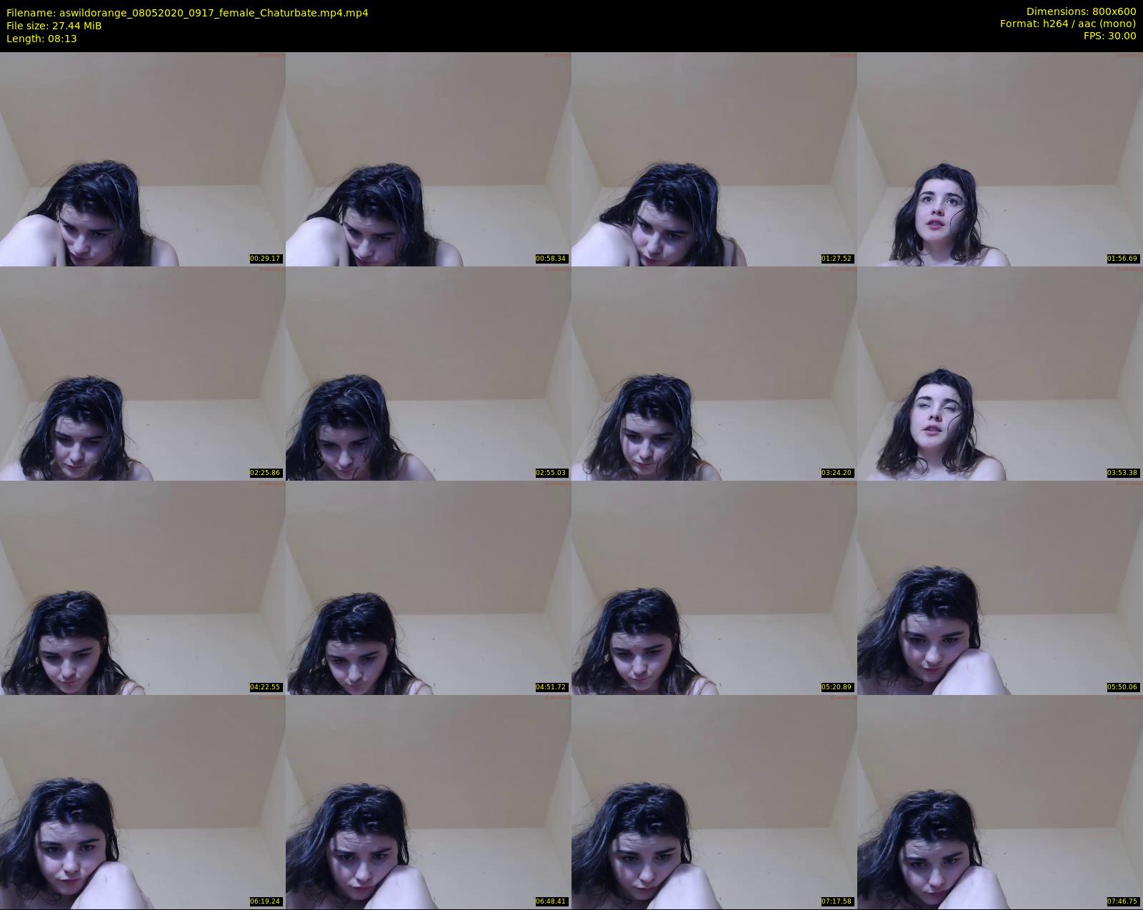aswildorange — 9 minute Chaturbate female cam show recording, 480p, May 8, 2020