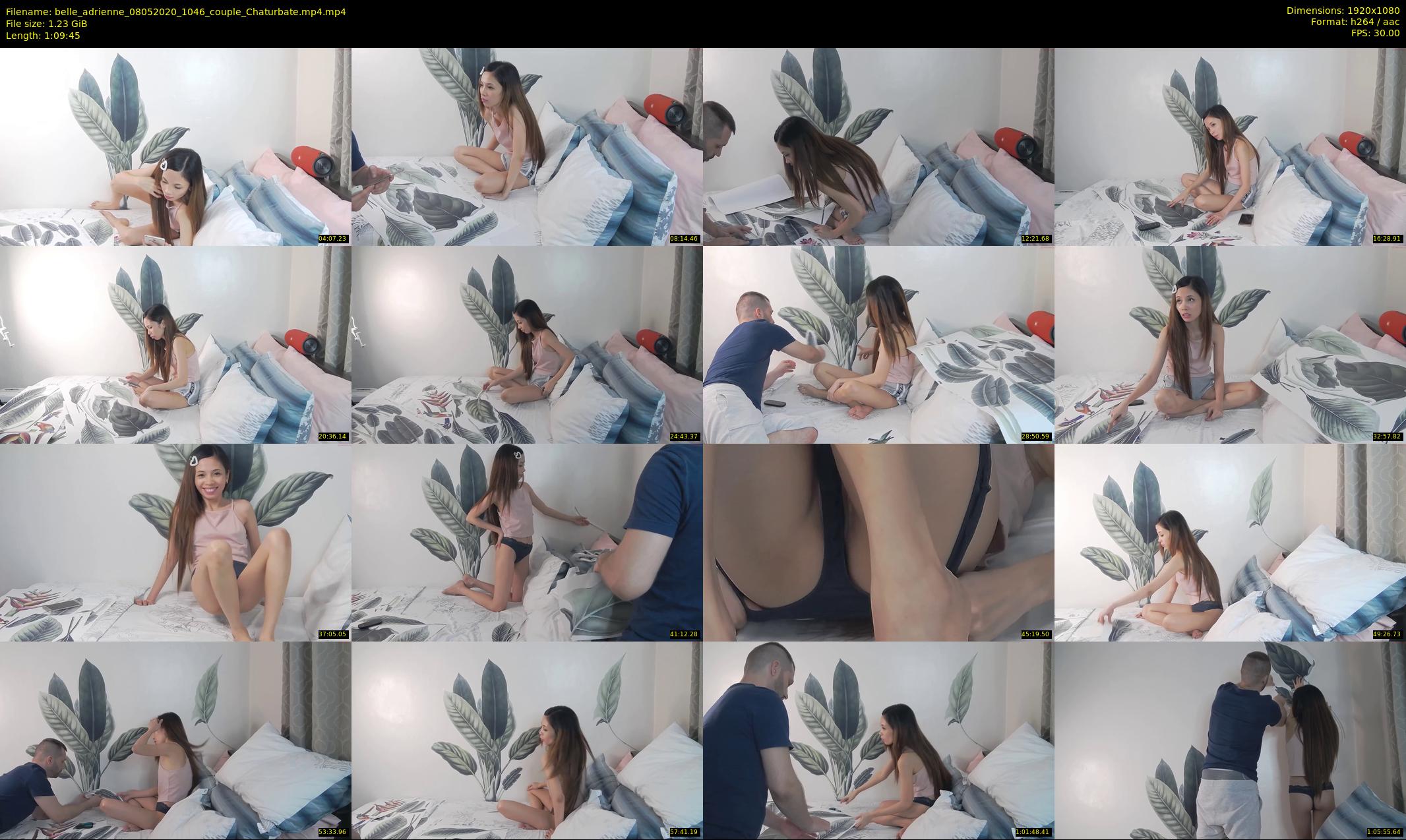 belle_adrienne — 70 minute Chaturbate couple cam show recording, 1080p, May 8, 2020