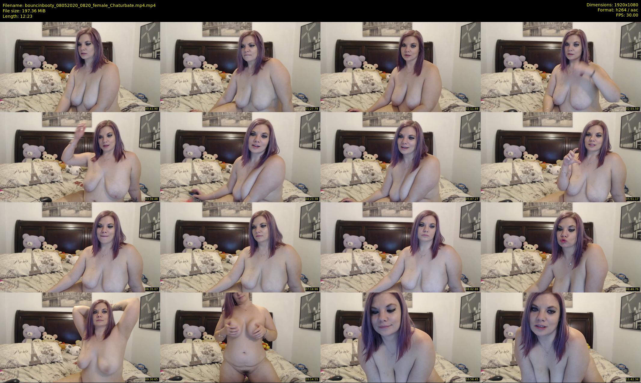 bouncinbooty — 13 minute Chaturbate female cam show recording, 1080p, May 8, 2020