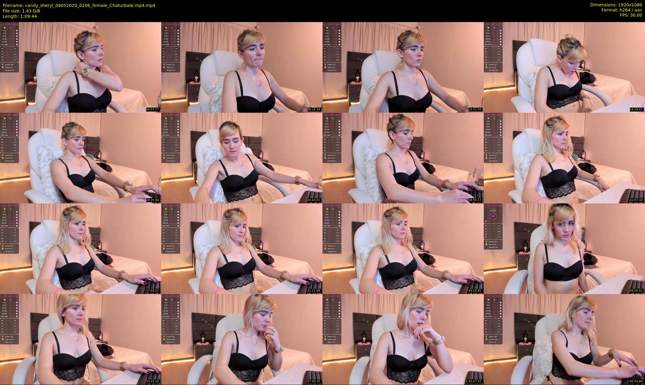 candy_sheryl — 70 minute Chaturbate female cam show recording, 1080p, May 9, 2020