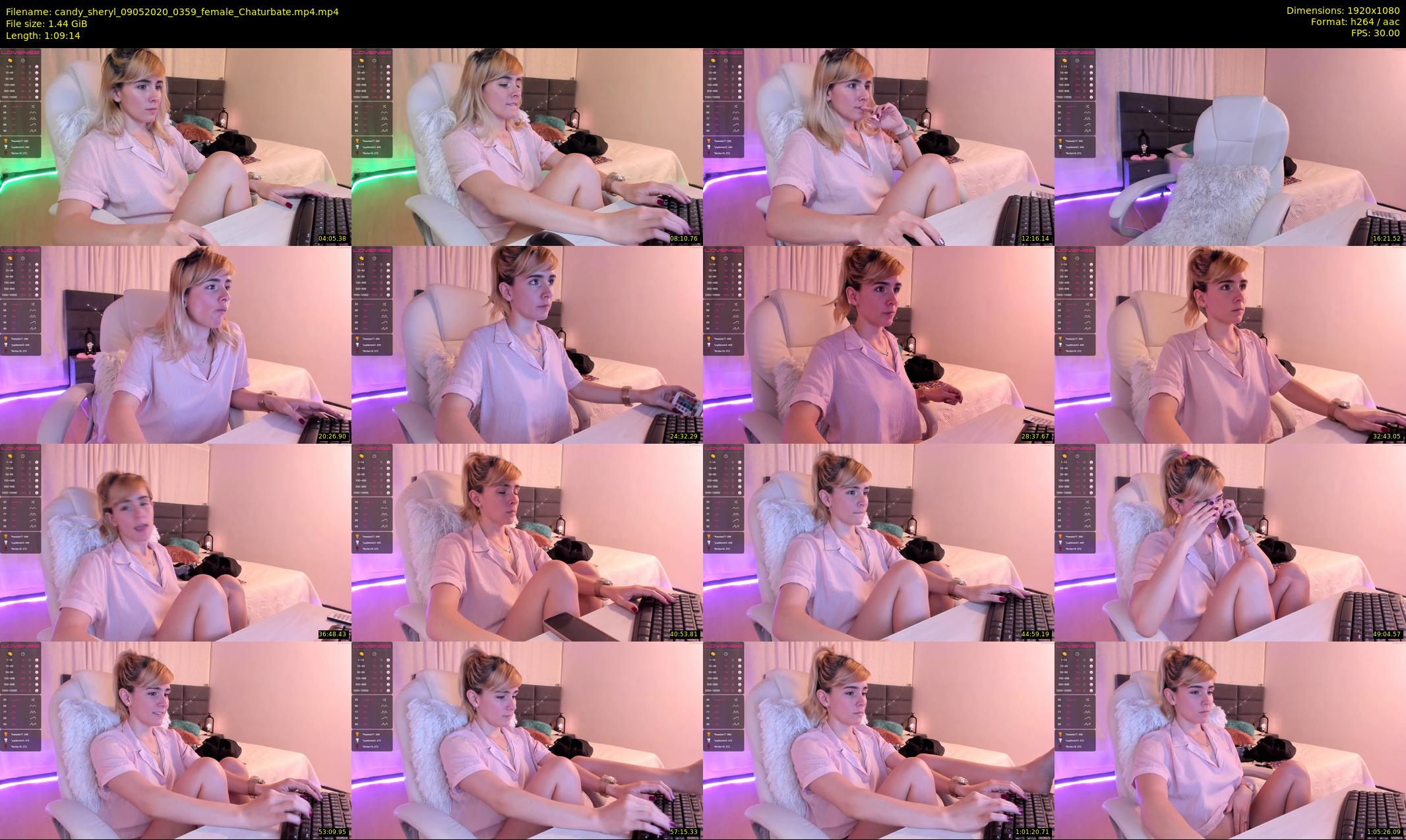 candy_sheryl — 70 minute Chaturbate female cam show recording, 1080p, May 9, 2020