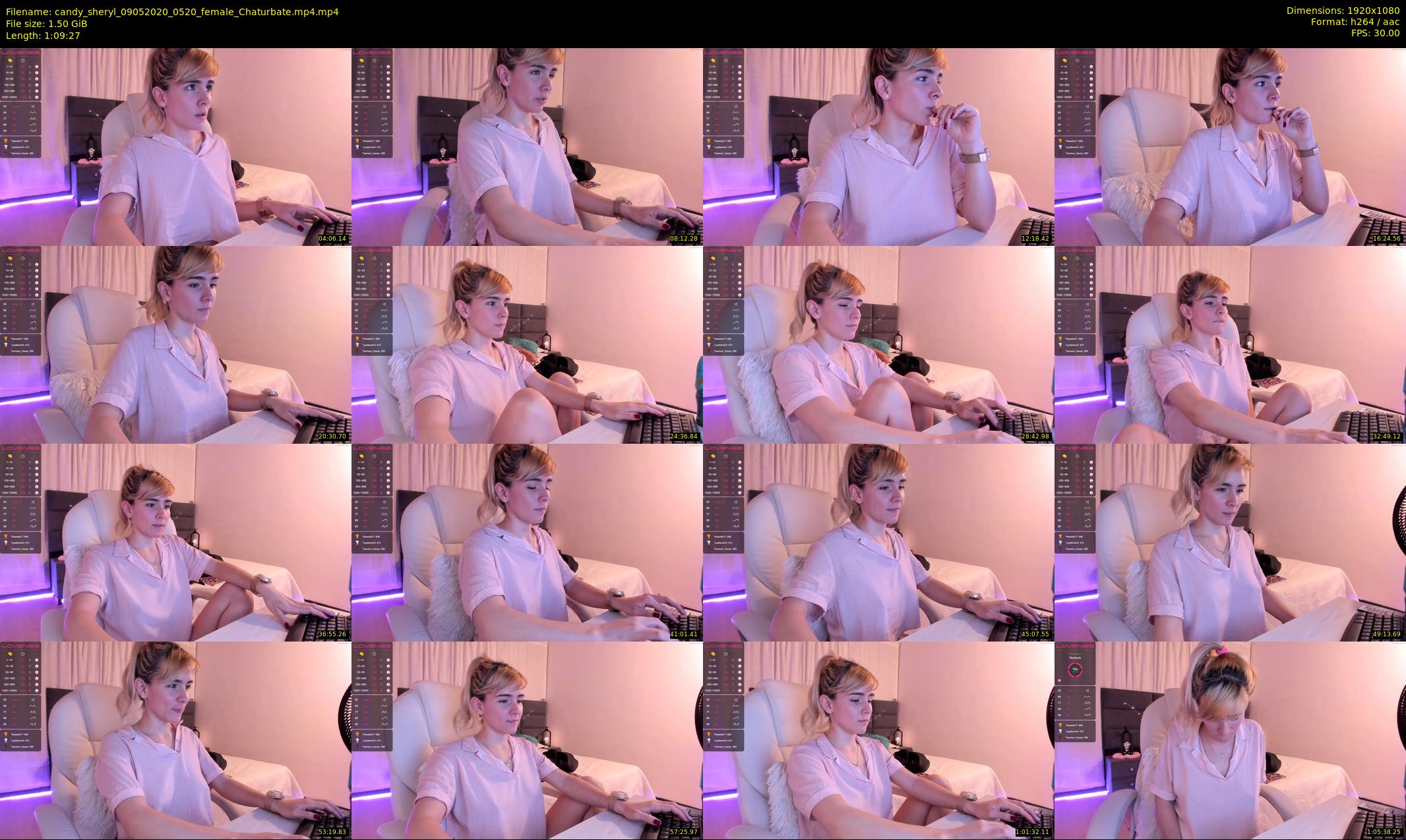 candy_sheryl — 70 minute Chaturbate female cam show recording, 1080p, May 9, 2020