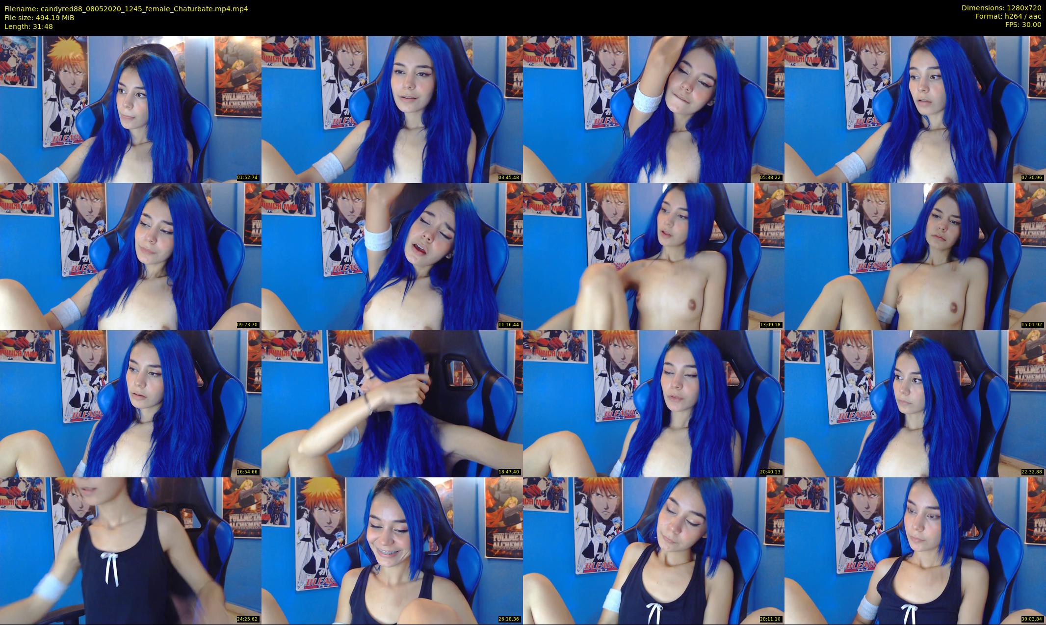 candyred88 — 32 minute Chaturbate female cam show recording, 720p, May 8, 2020