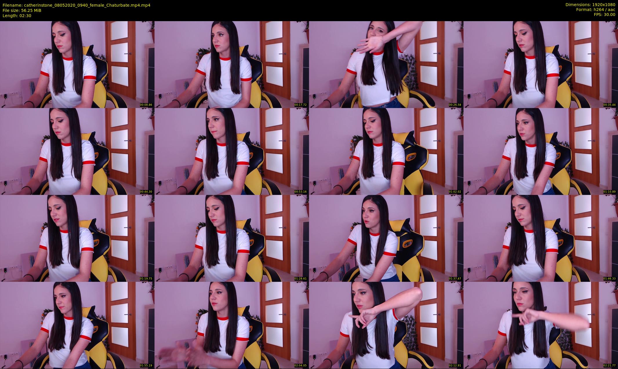 catherinstone — 3 minute Chaturbate female cam show recording, 1080p, May 8, 2020