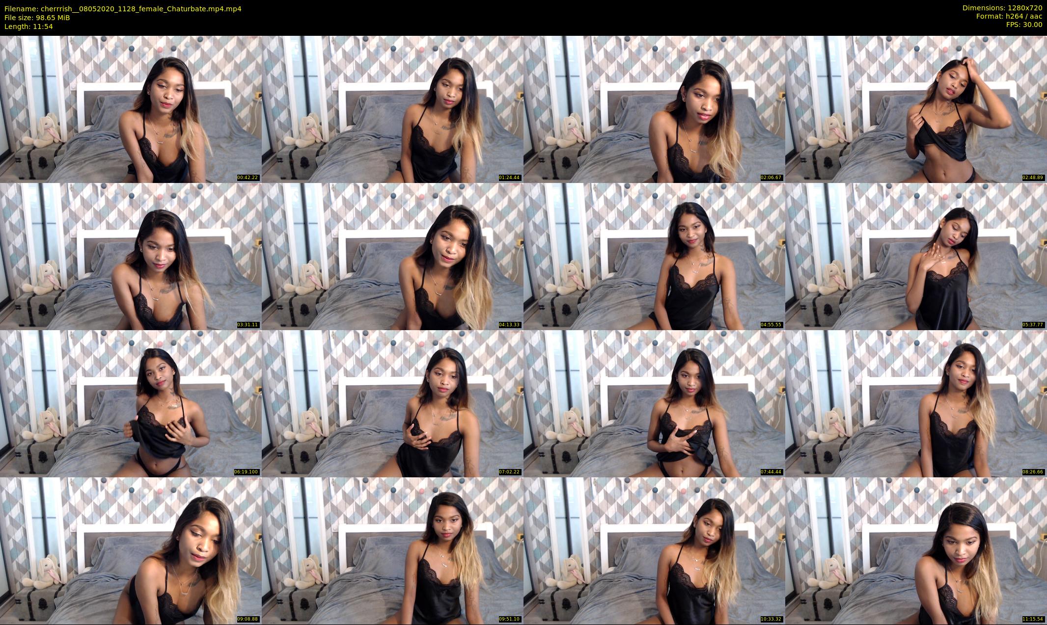 cherrrish_ — 12 minute Chaturbate female cam show recording, 720p, May 8, 2020