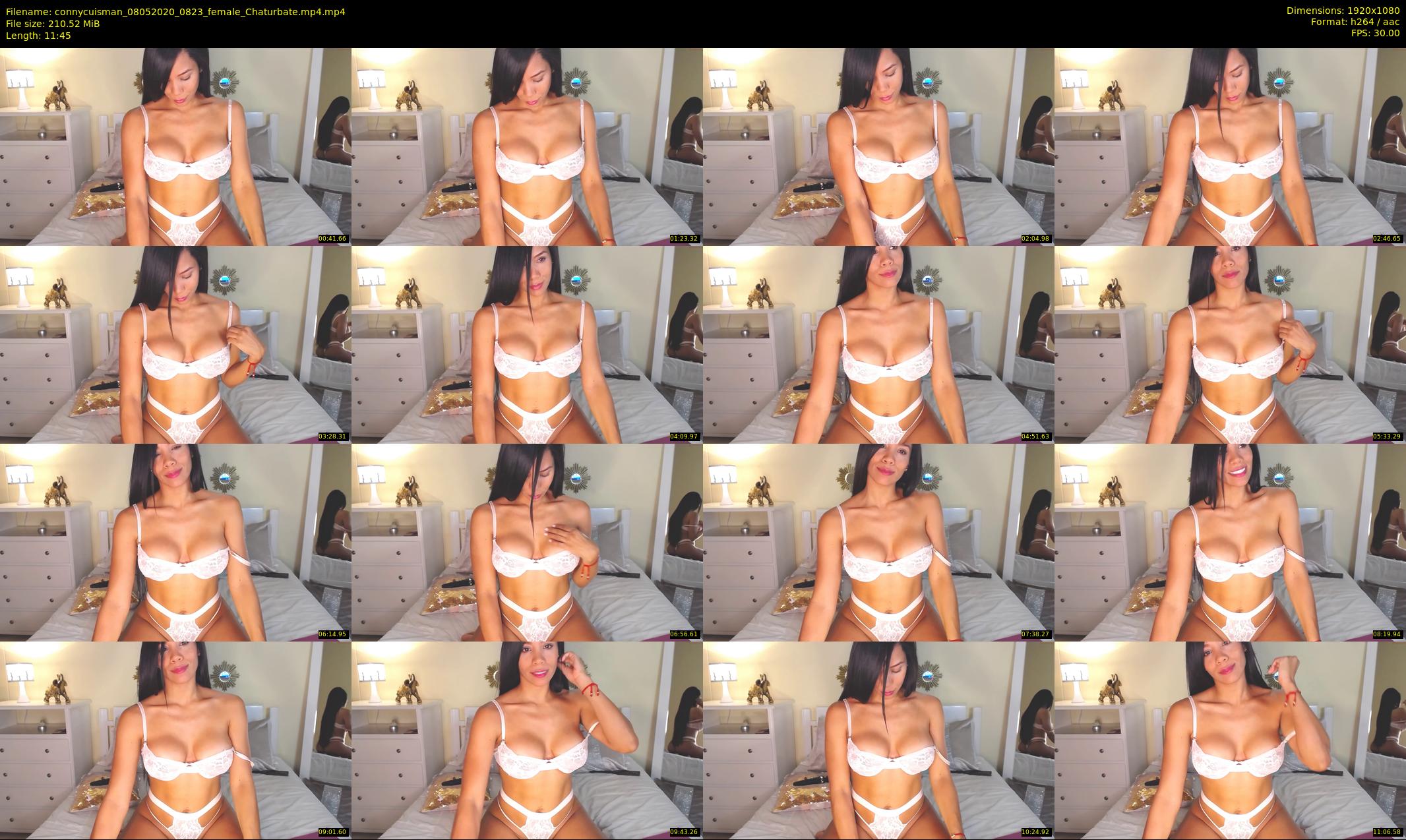 connycuisman — 12 minute Chaturbate female cam show recording, 1080p, May 8, 2020