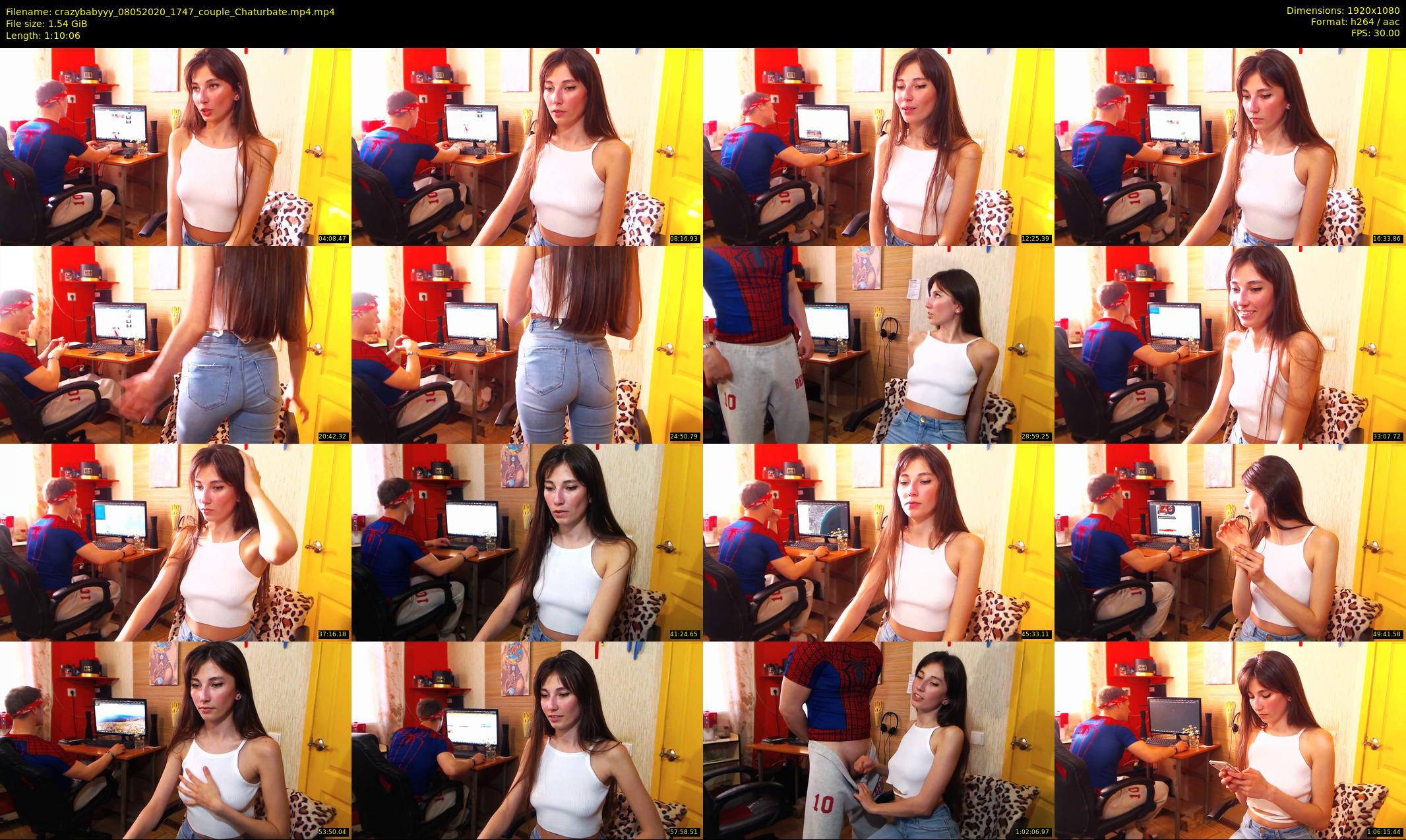 crazybabyyy — 71 minute Chaturbate couple cam show recording, 1080p, May 8, 2020