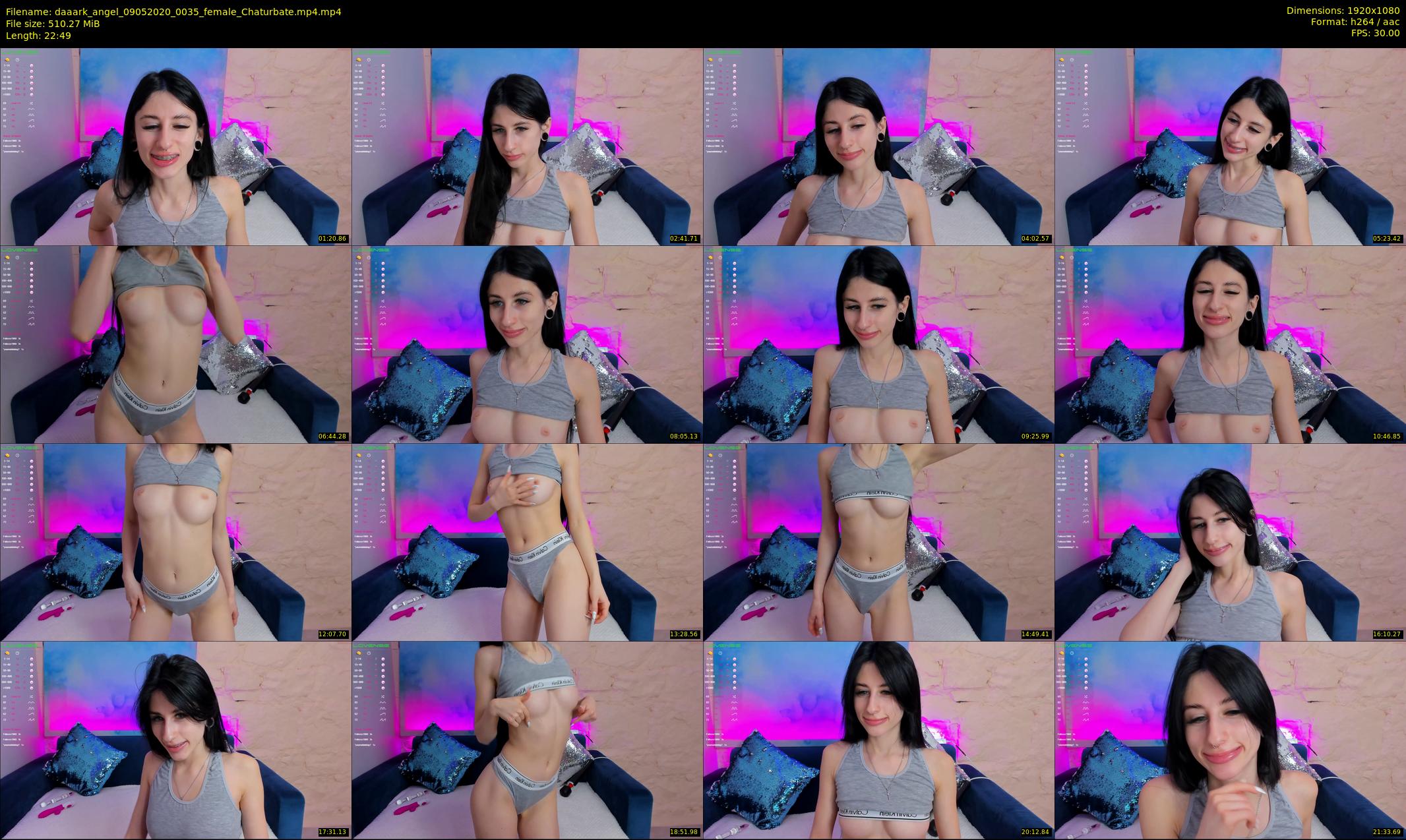 daaark_angel — 23 minute Chaturbate female cam show recording, 1080p, May 9, 2020