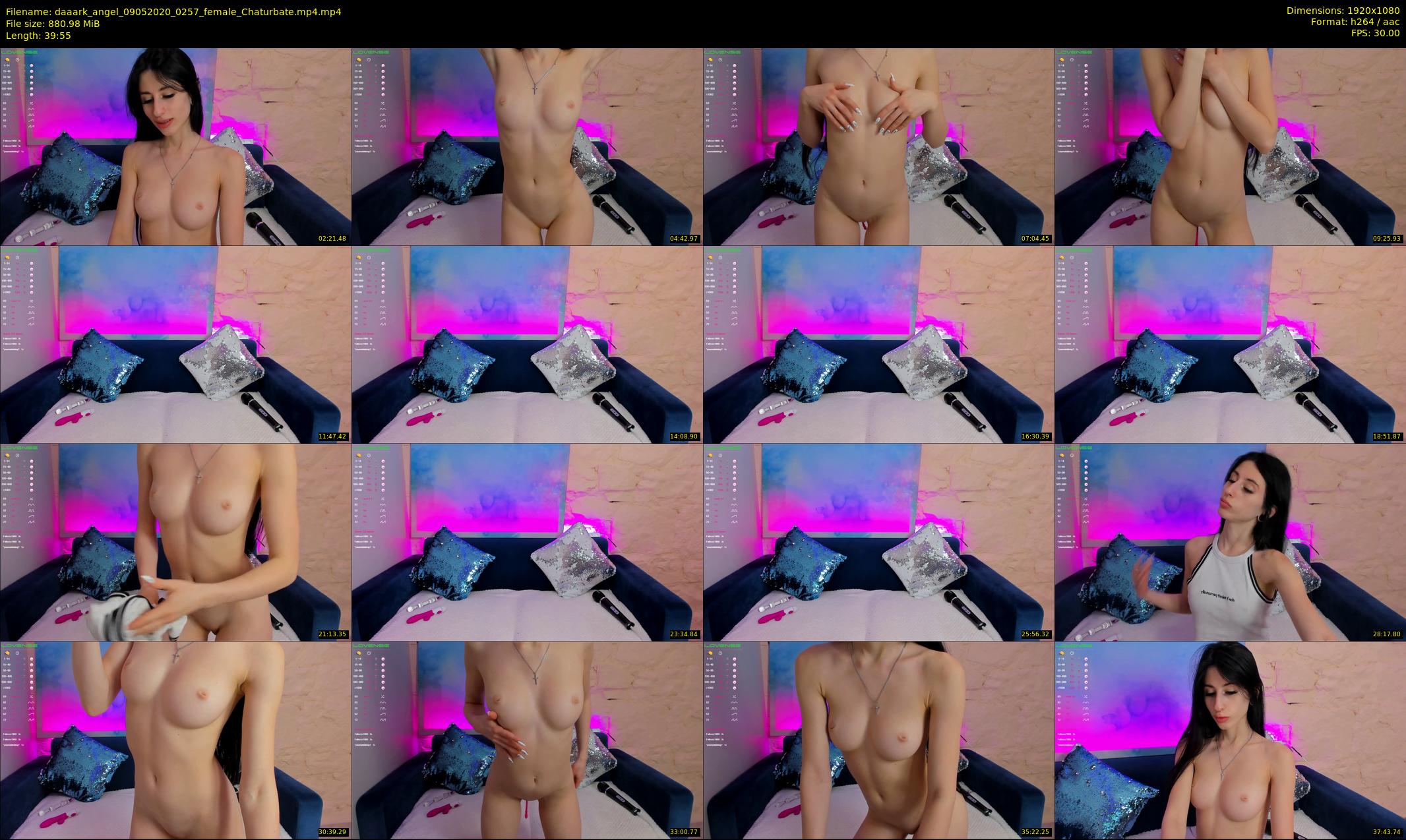 daaark_angel — 40 minute Chaturbate female cam show recording, 1080p, May 9, 2020