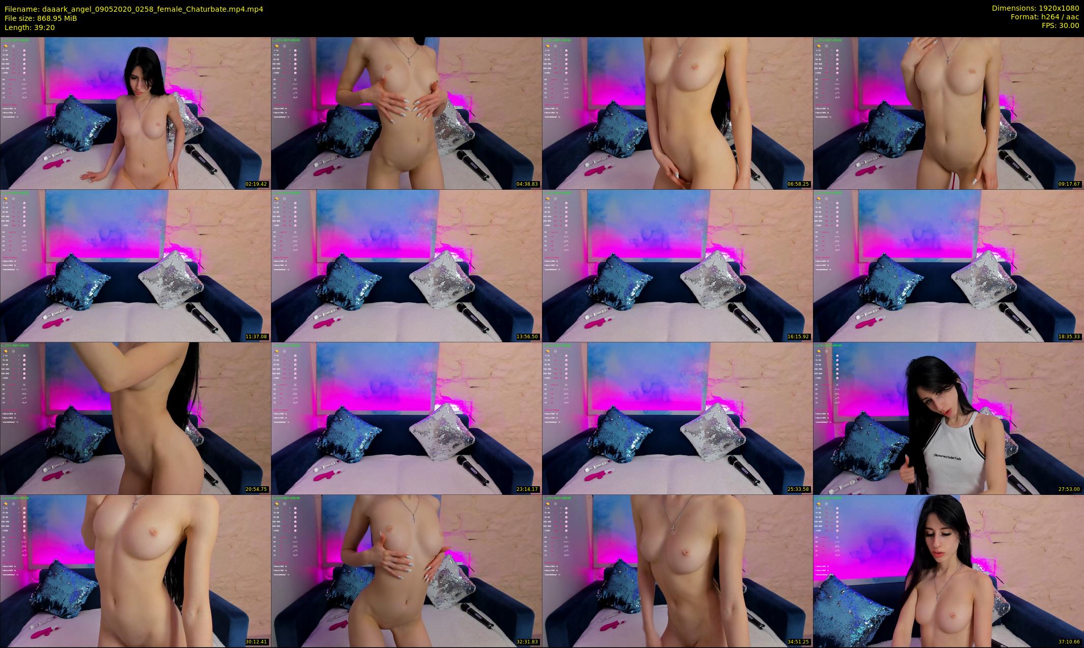 daaark_angel — 40 minute Chaturbate female cam show recording, 1080p, May 9, 2020
