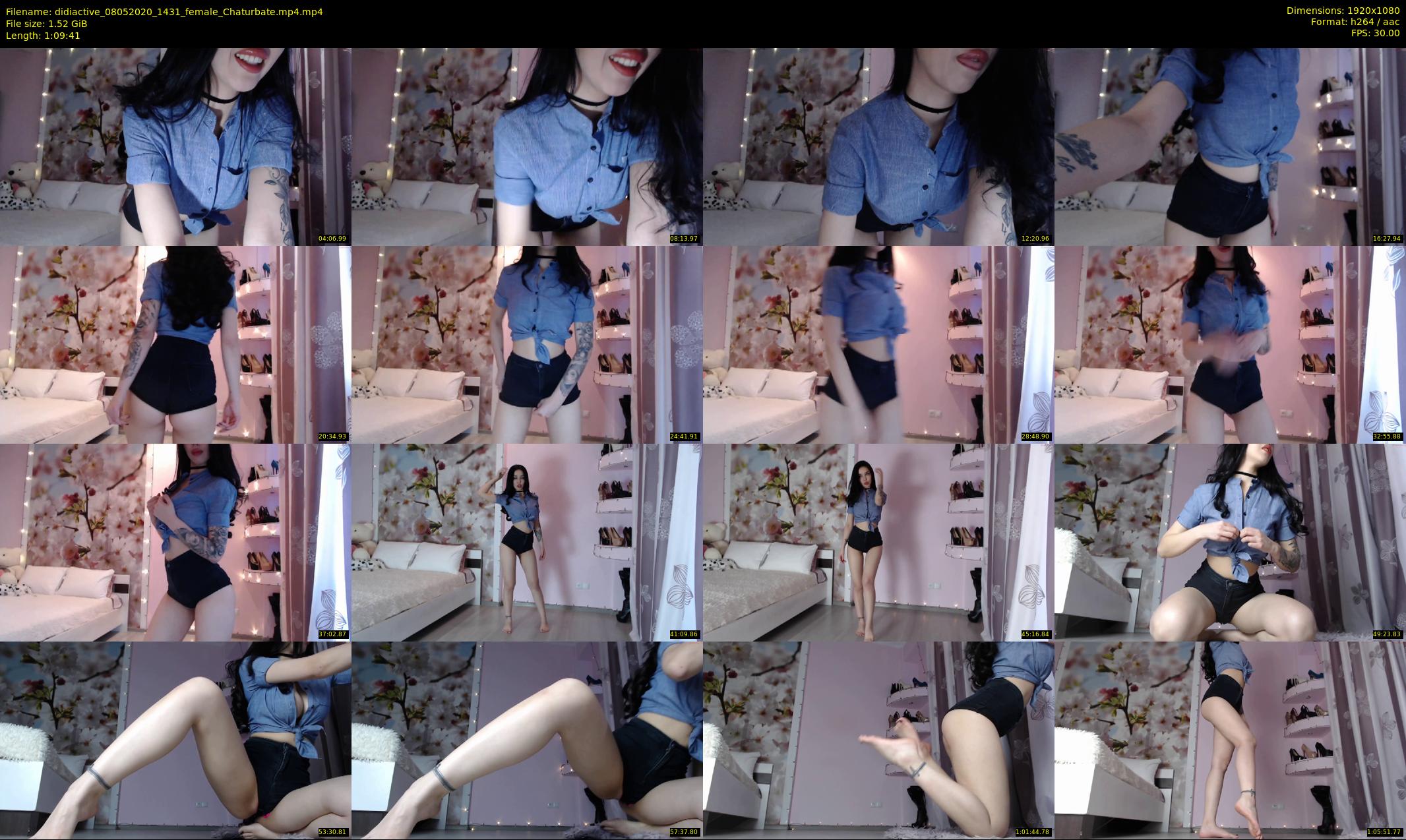 didiactive — 70 minute Chaturbate female cam show recording, 1080p, May 8, 2020