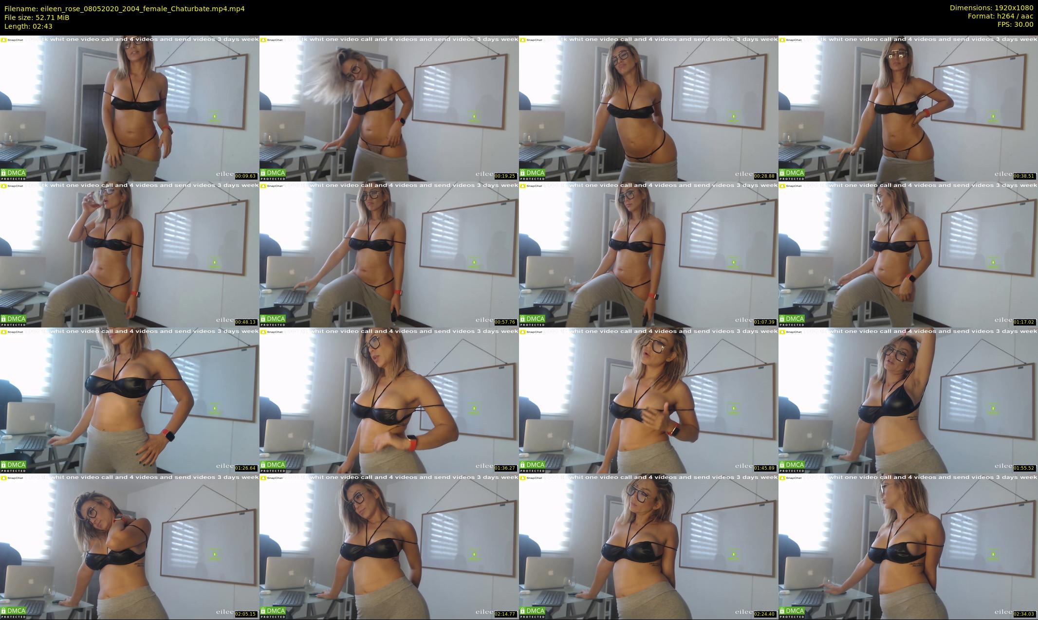 eileen_rose — 3 minute Chaturbate female cam show recording, 1080p, May 8, 2020