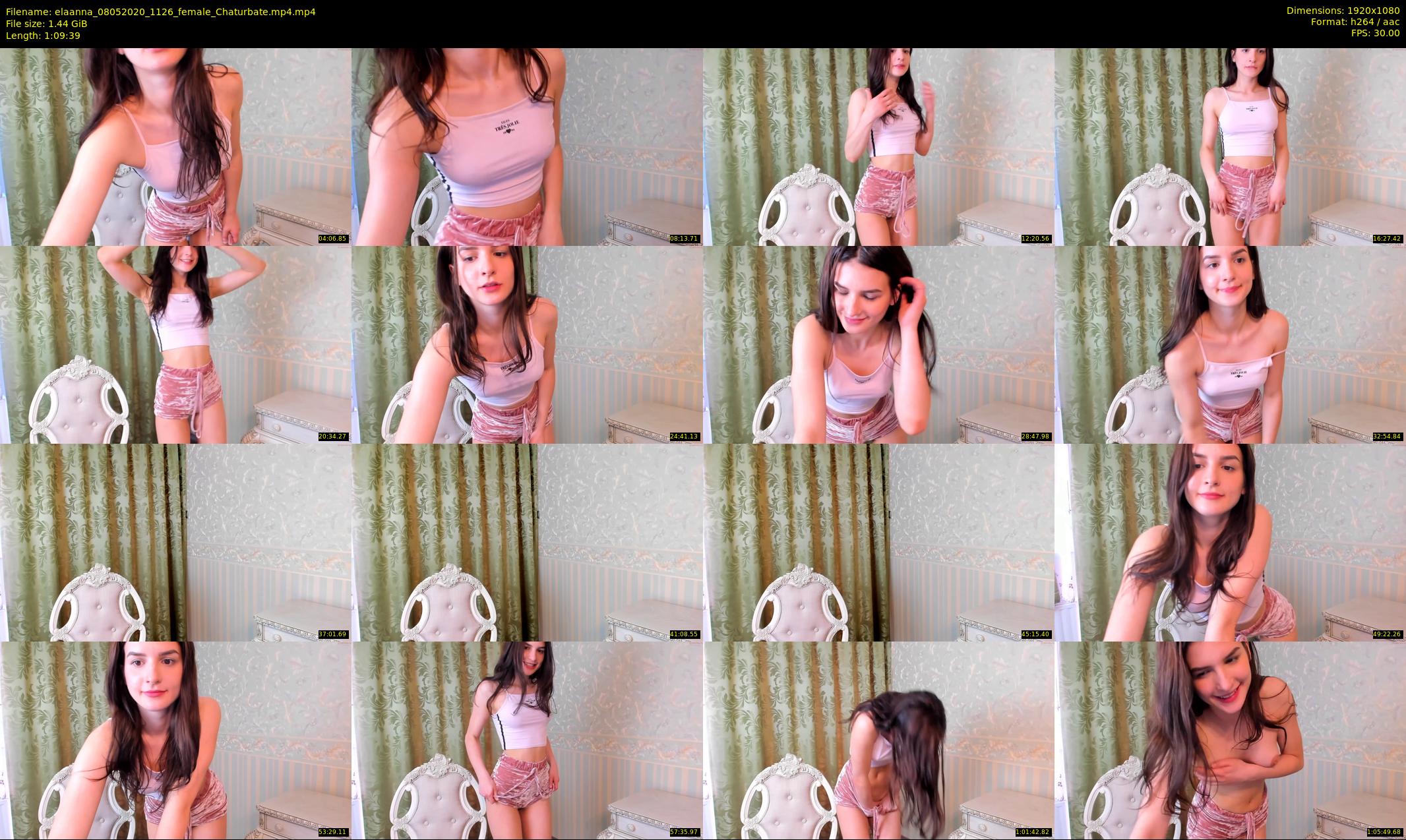 elaanna — 70 minute Chaturbate female cam show recording, 1080p, May 8, 2020