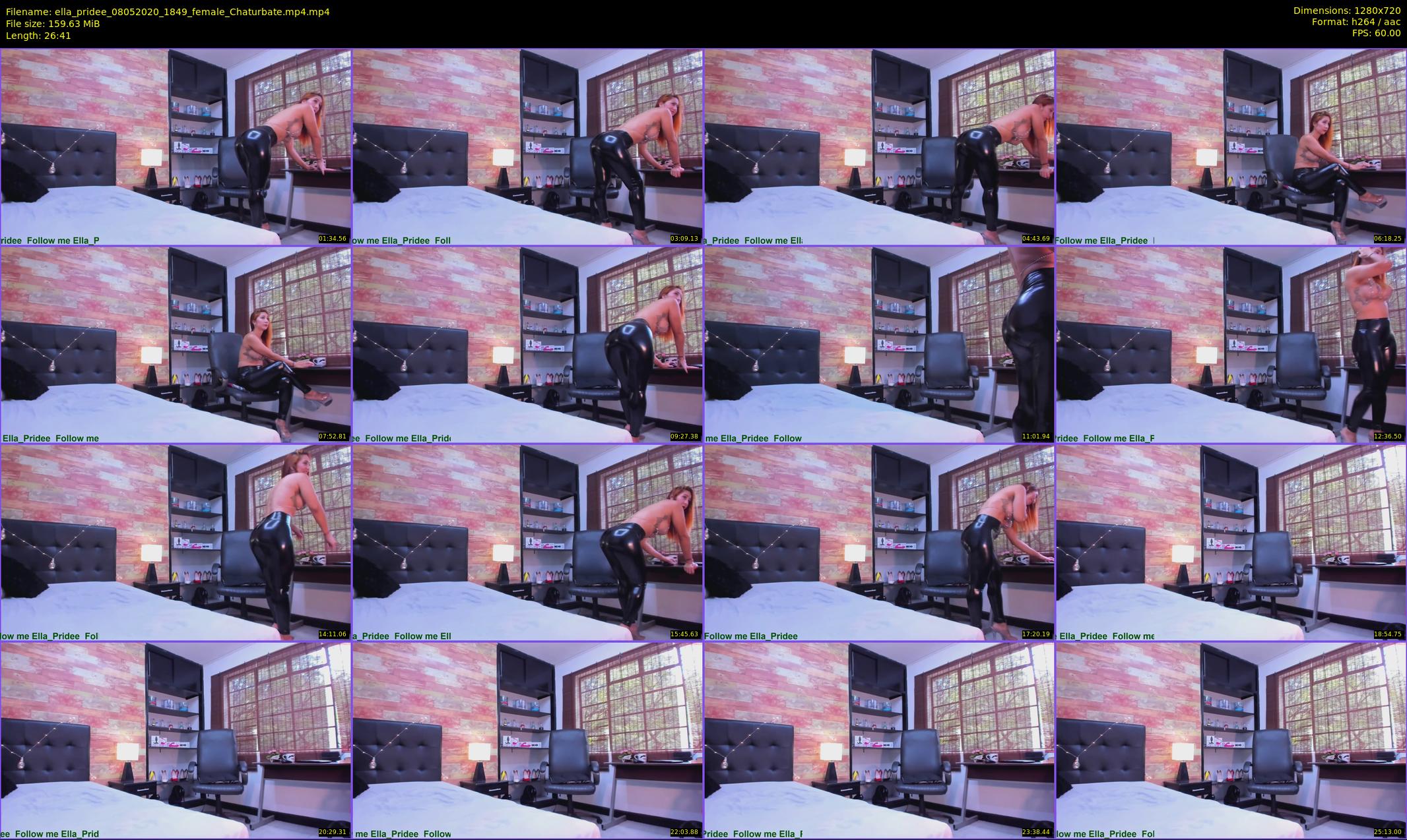 ella_pridee — 27 minute Chaturbate female cam show recording, 720p, May 8, 2020