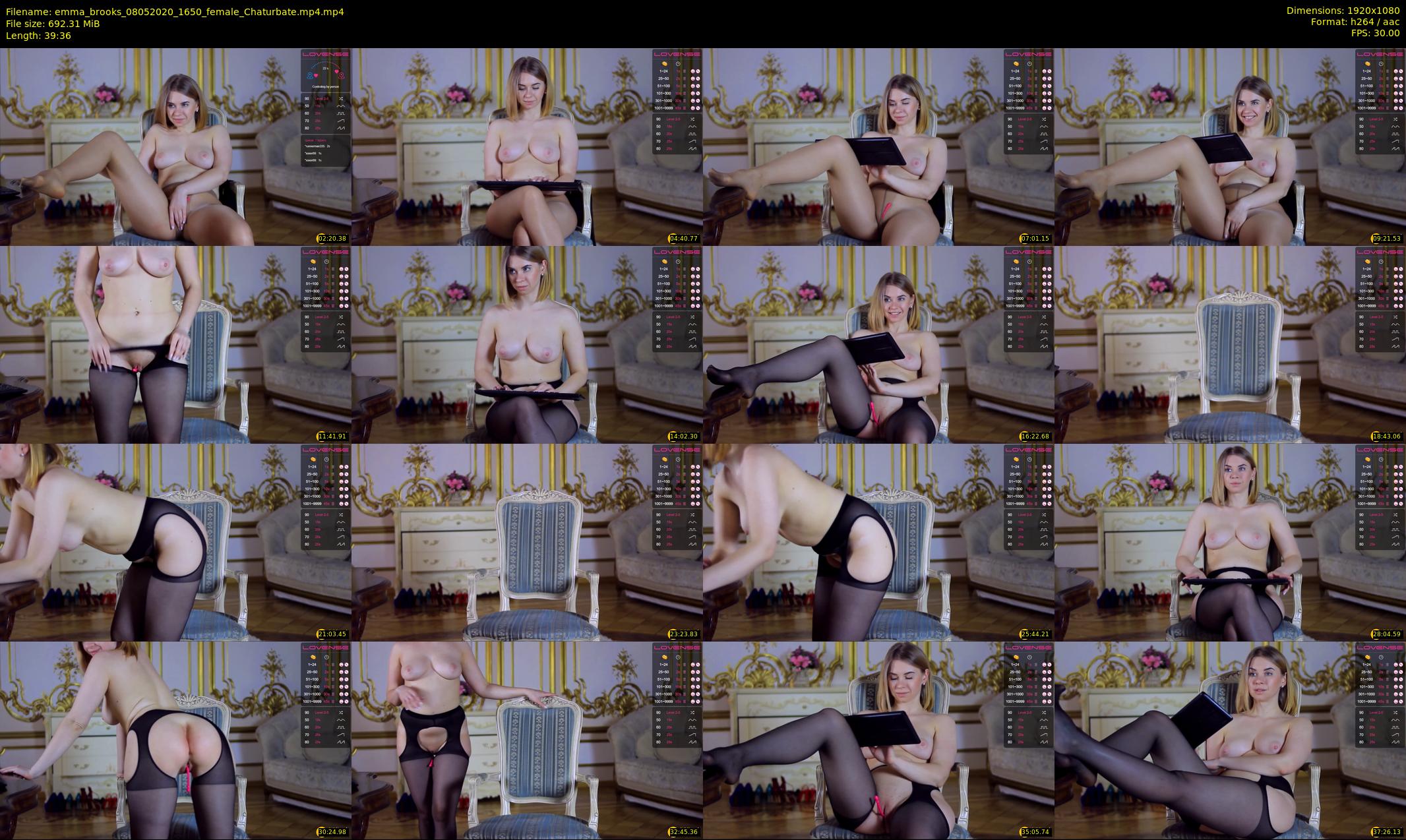 emma_brooks — 40 minute Chaturbate female cam show recording, 1080p, May 8, 2020