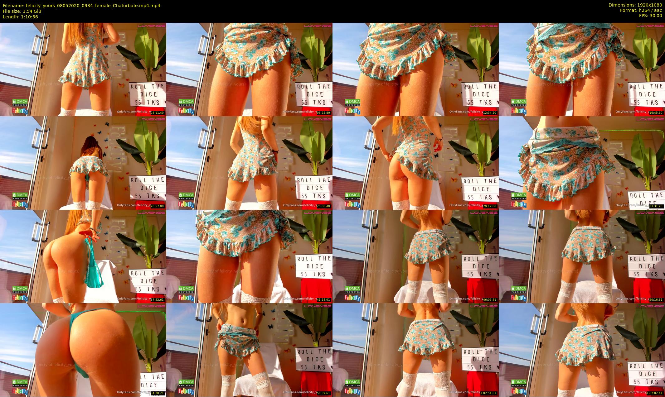 felicity_yours — 71 minute Chaturbate female cam show recording, 1080p, May 8, 2020