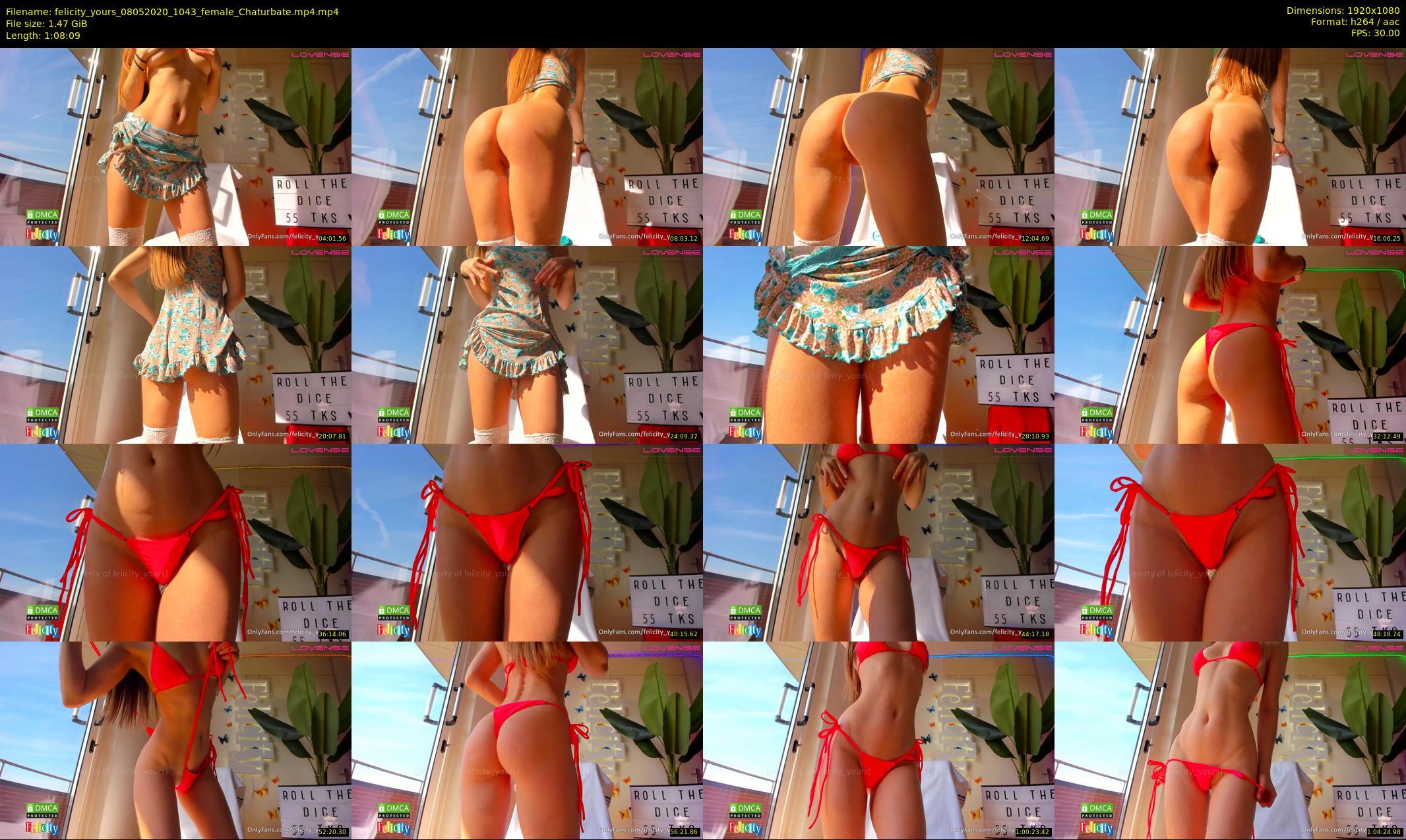 felicity_yours — 69 minute Chaturbate female cam show recording, 1080p, May 8, 2020