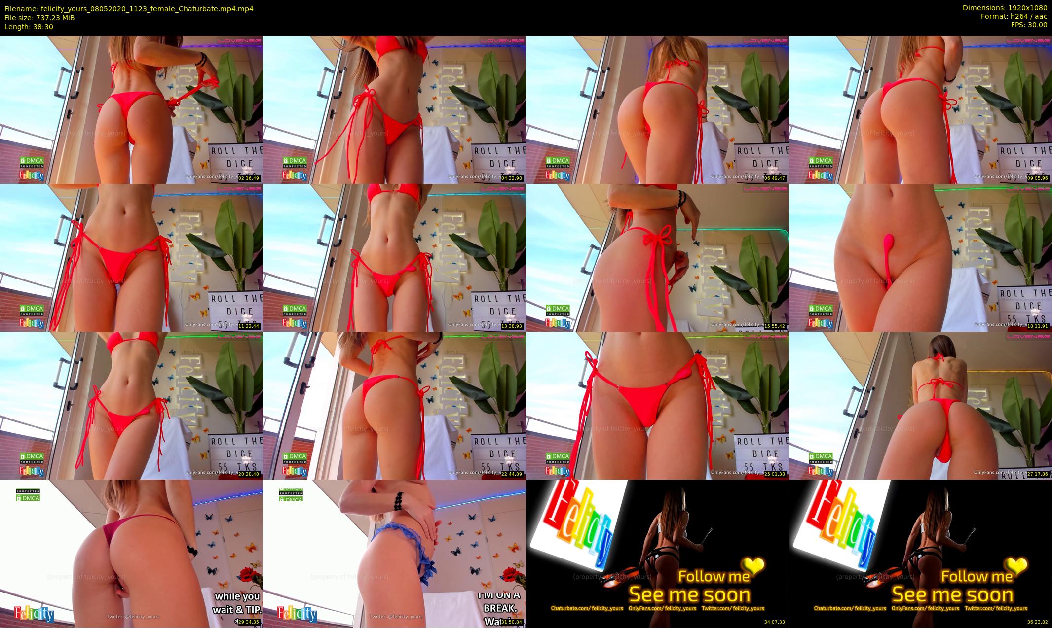 felicity_yours — 39 minute Chaturbate female cam show recording, 1080p, May 8, 2020
