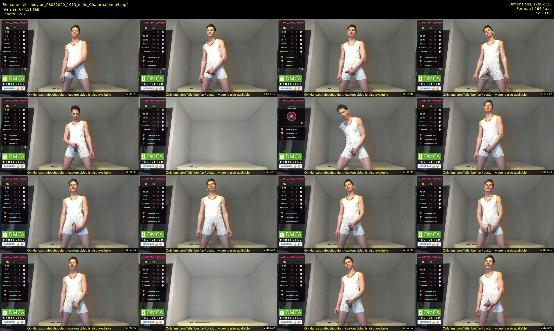 fetishboyfun — 36 minute Chaturbate male cam show recording, 720p, May 8, 2020