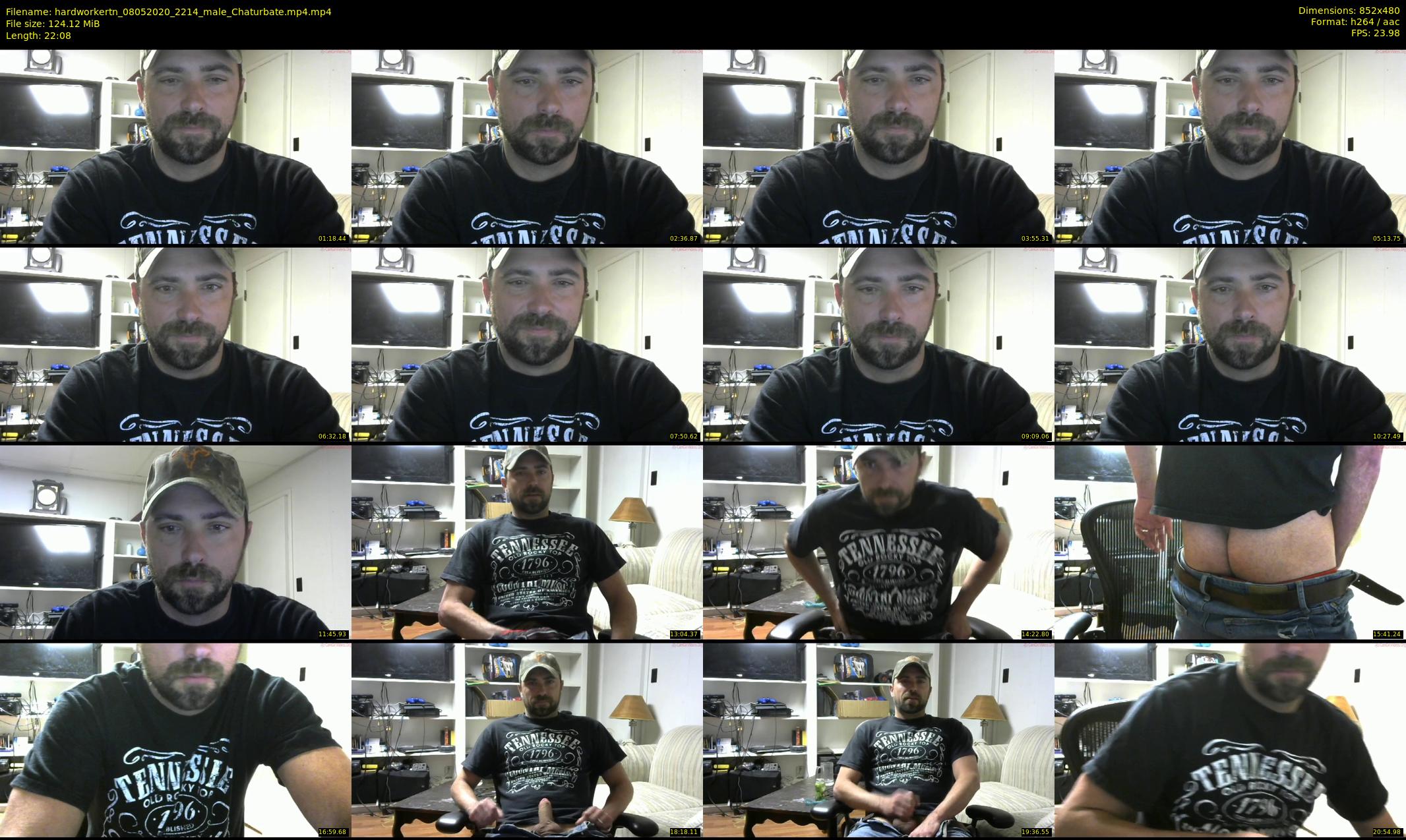 hardworkertn — 23 minute Chaturbate male cam show recording, 480p, May 8, 2020