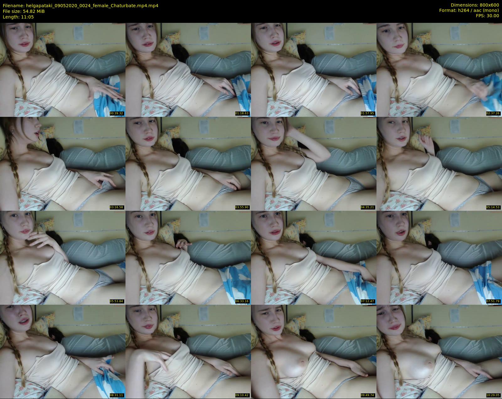 helgapataki — 12 minute Chaturbate female cam show recording, 480p, May 9, 2020