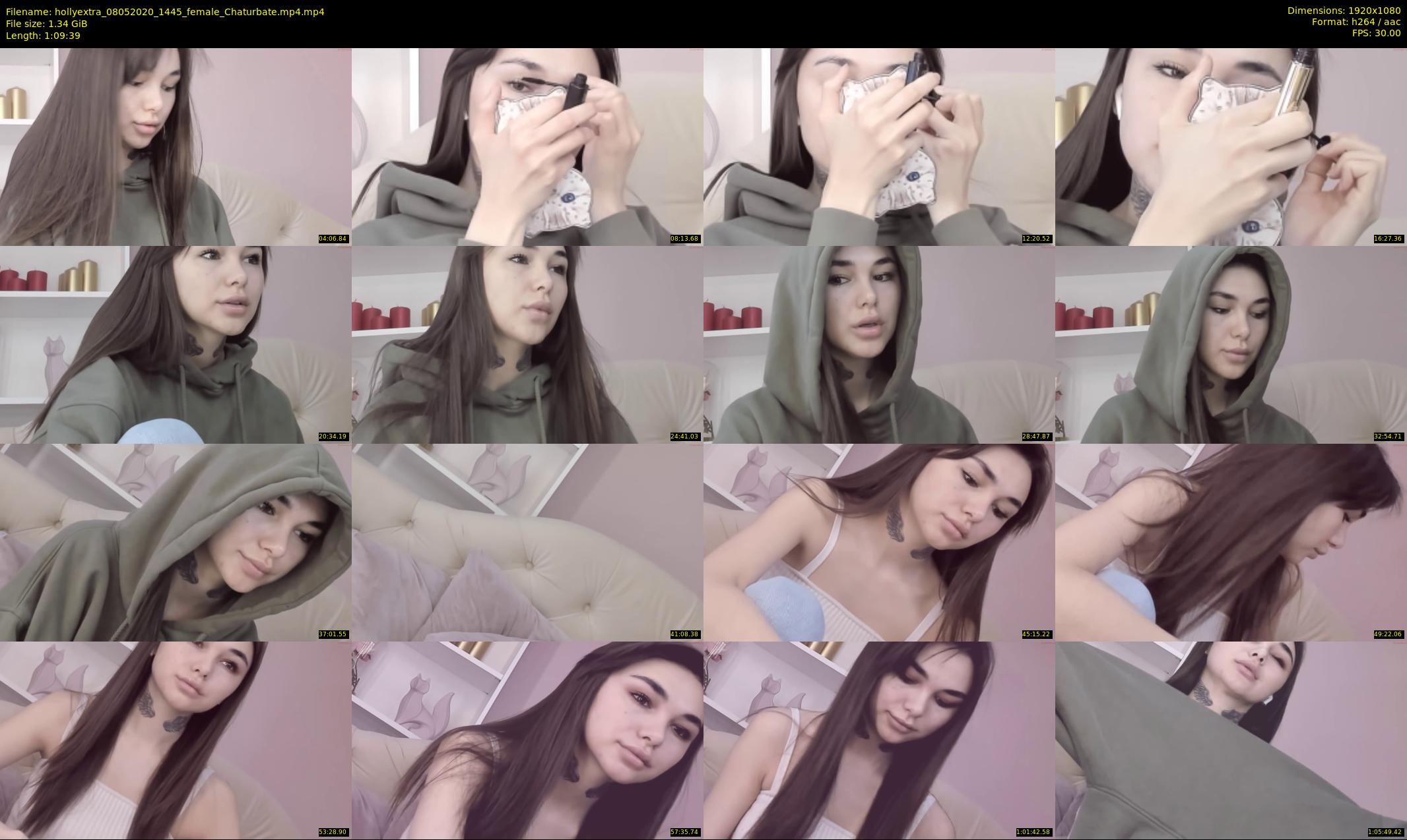 hollyextra — 70 minute Chaturbate female cam show recording, 1080p, May 8, 2020