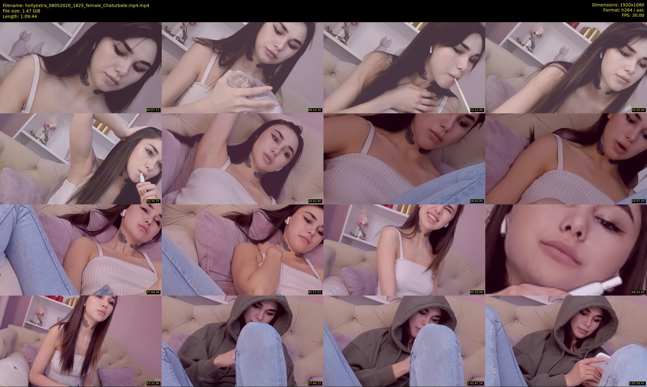 hollyextra — 70 minute Chaturbate female cam show recording, 1080p, May 8, 2020