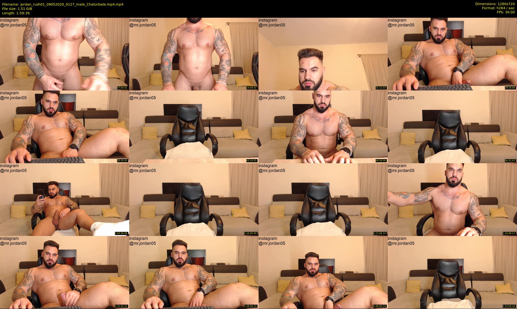 jordan_rush01 — 120 minute Chaturbate male cam show recording, 720p, May 9, 2020