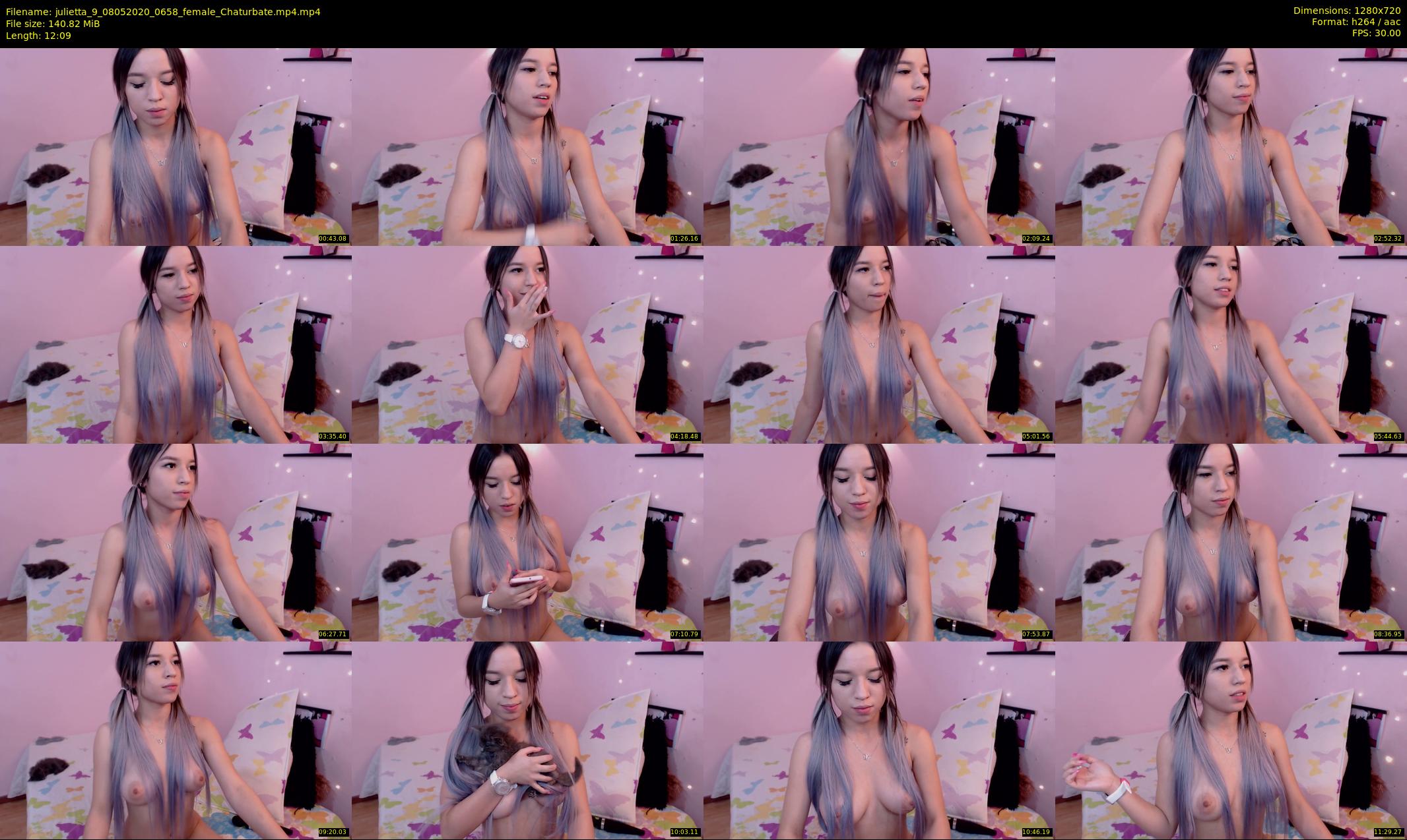 julietta_9 — 13 minute Chaturbate female cam show recording, 720p, May 8, 2020