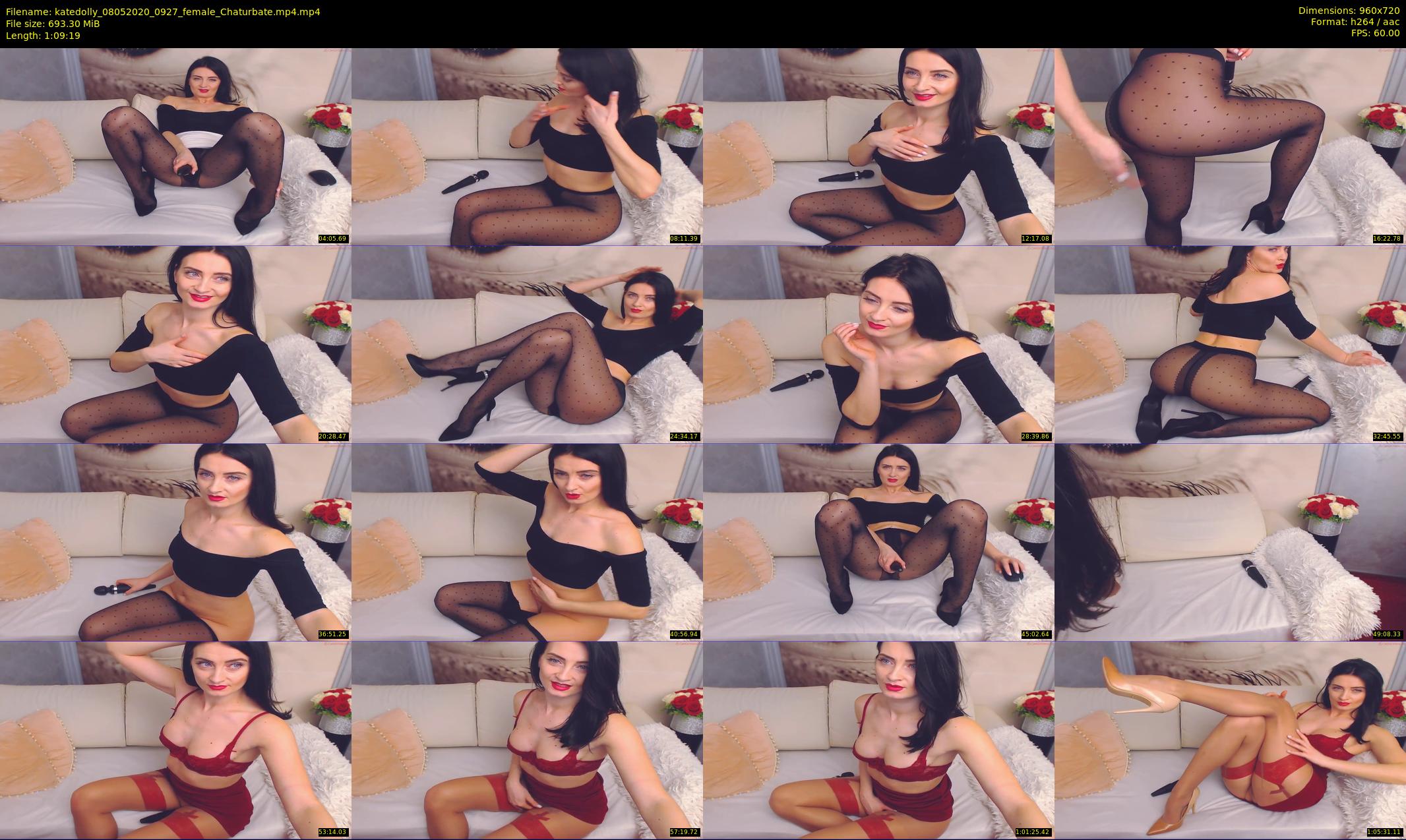 katedolly — 70 minute Chaturbate female cam show recording, 720p, May 8, 2020