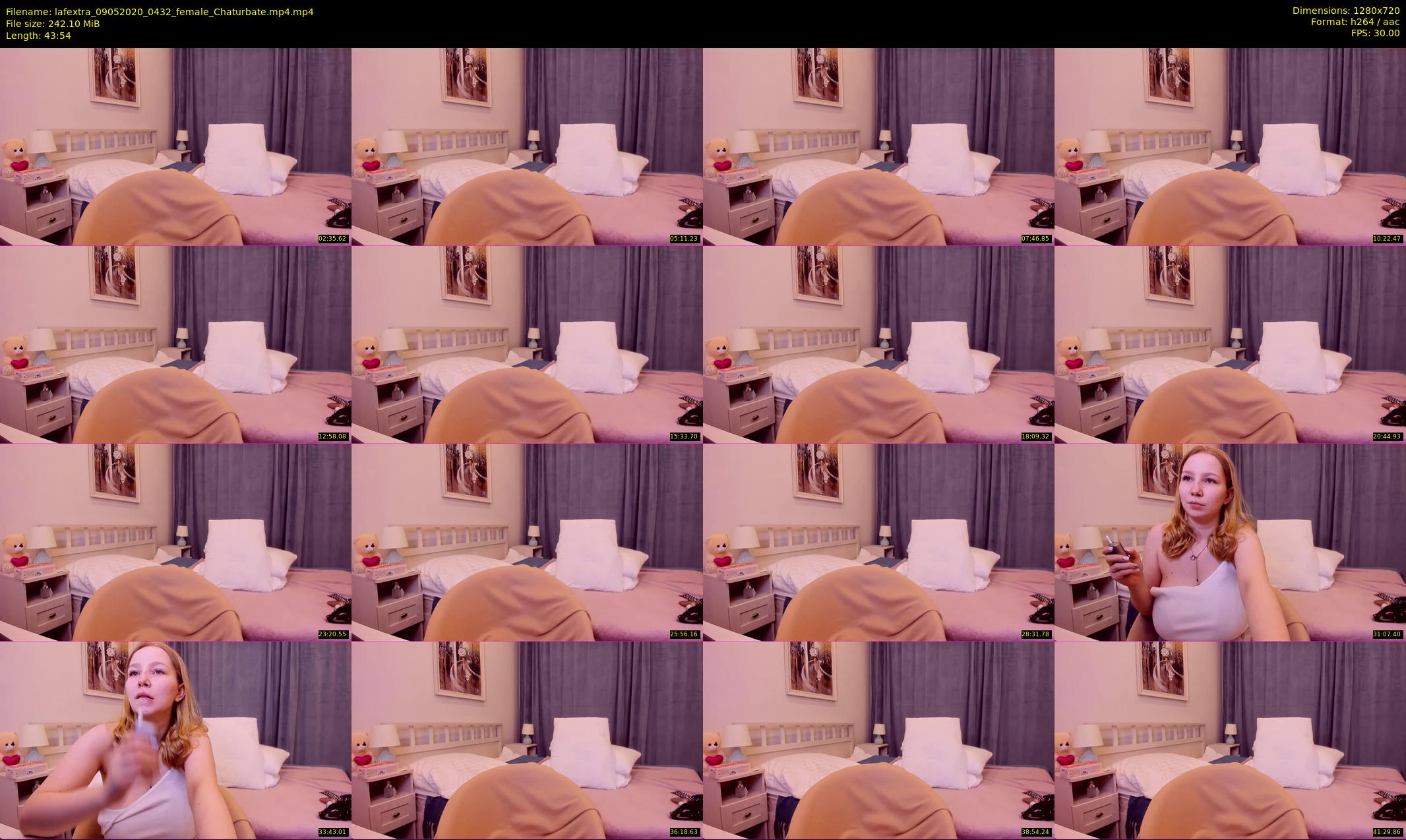 lafextra — 44 minute Chaturbate female cam show recording, 720p, May 9, 2020